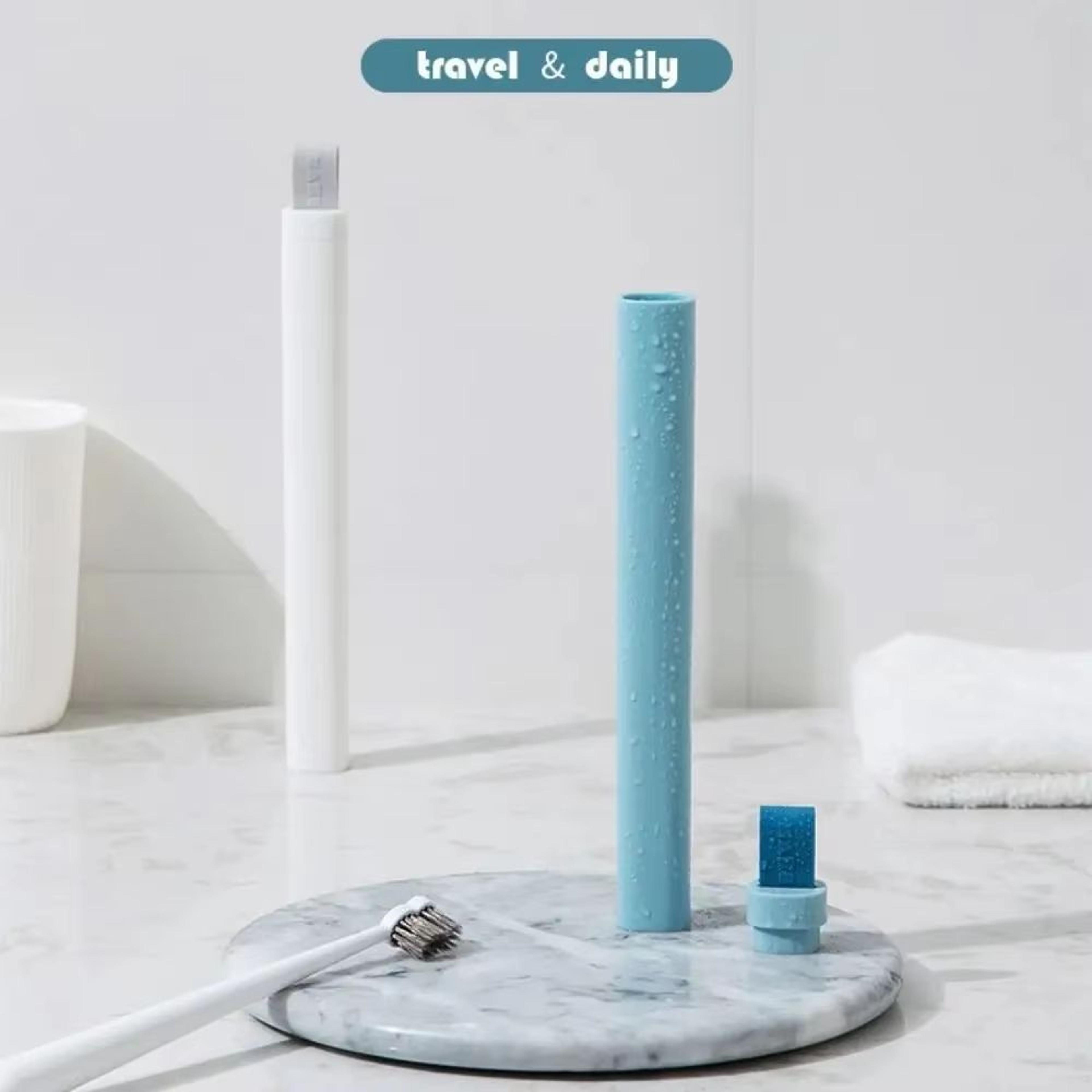 Portable Plastic Toothbrush Travel Case  Waterproof Camping Storage Box With Cover Compact Organize 0