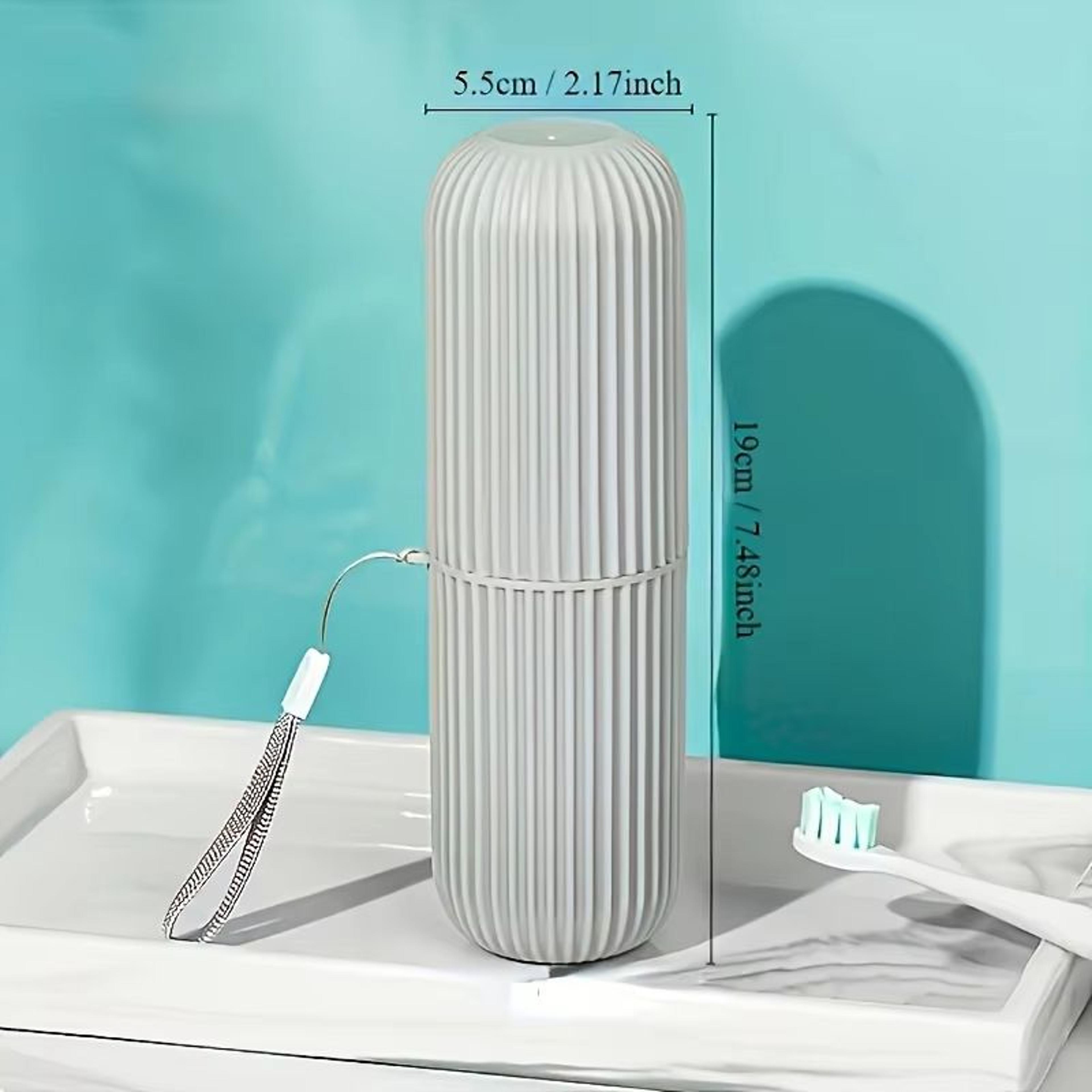 Travel Toothbrush Set With Portable Case Rinse Cup  Toothpaste Holder  AlcoholFree Compact Oral Car 2