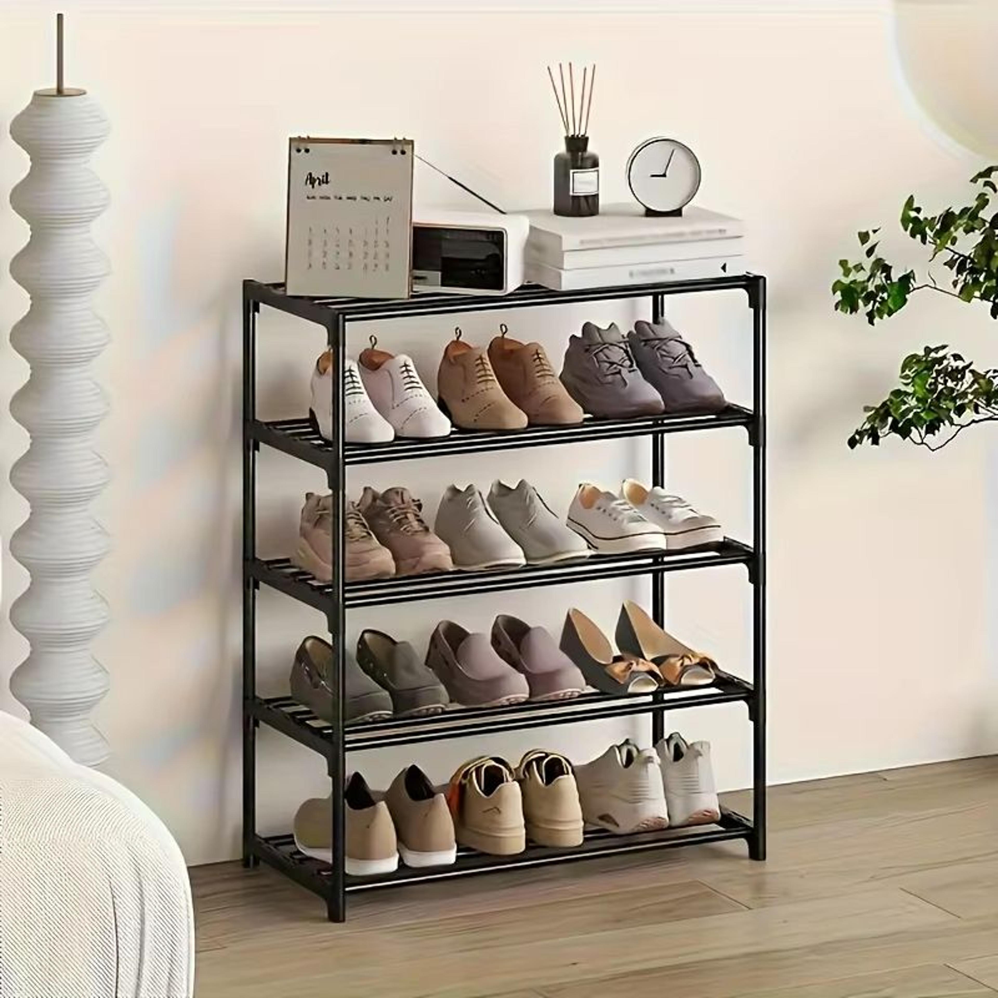 ThreeTier Shoe Rack  Durable Shoe Storage Rack With EasyAssemble Design For Home Entrance  Entryway 1