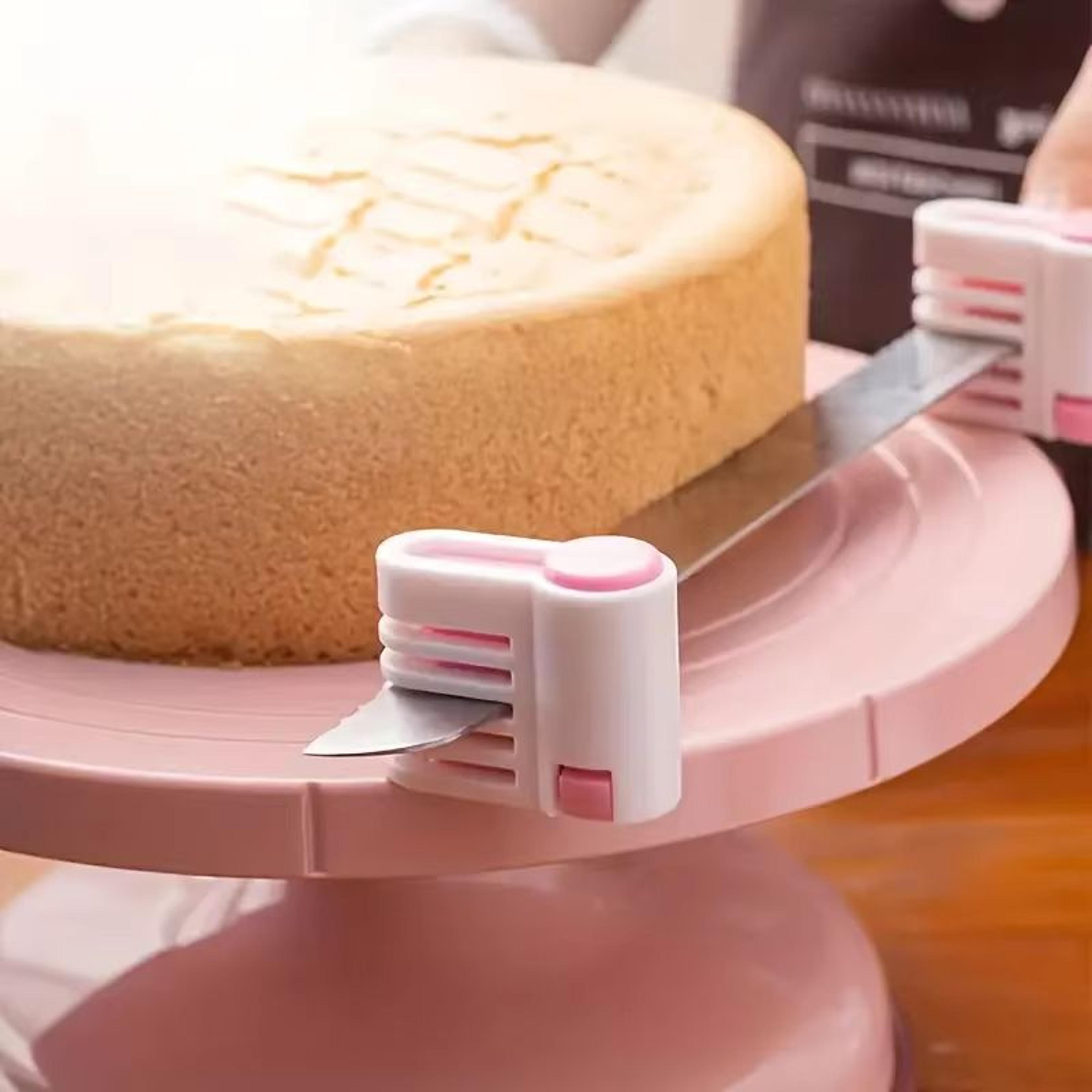 precision 5-layer adjustable cake leveler & slicer – ultimate diy cake layer cutting tool