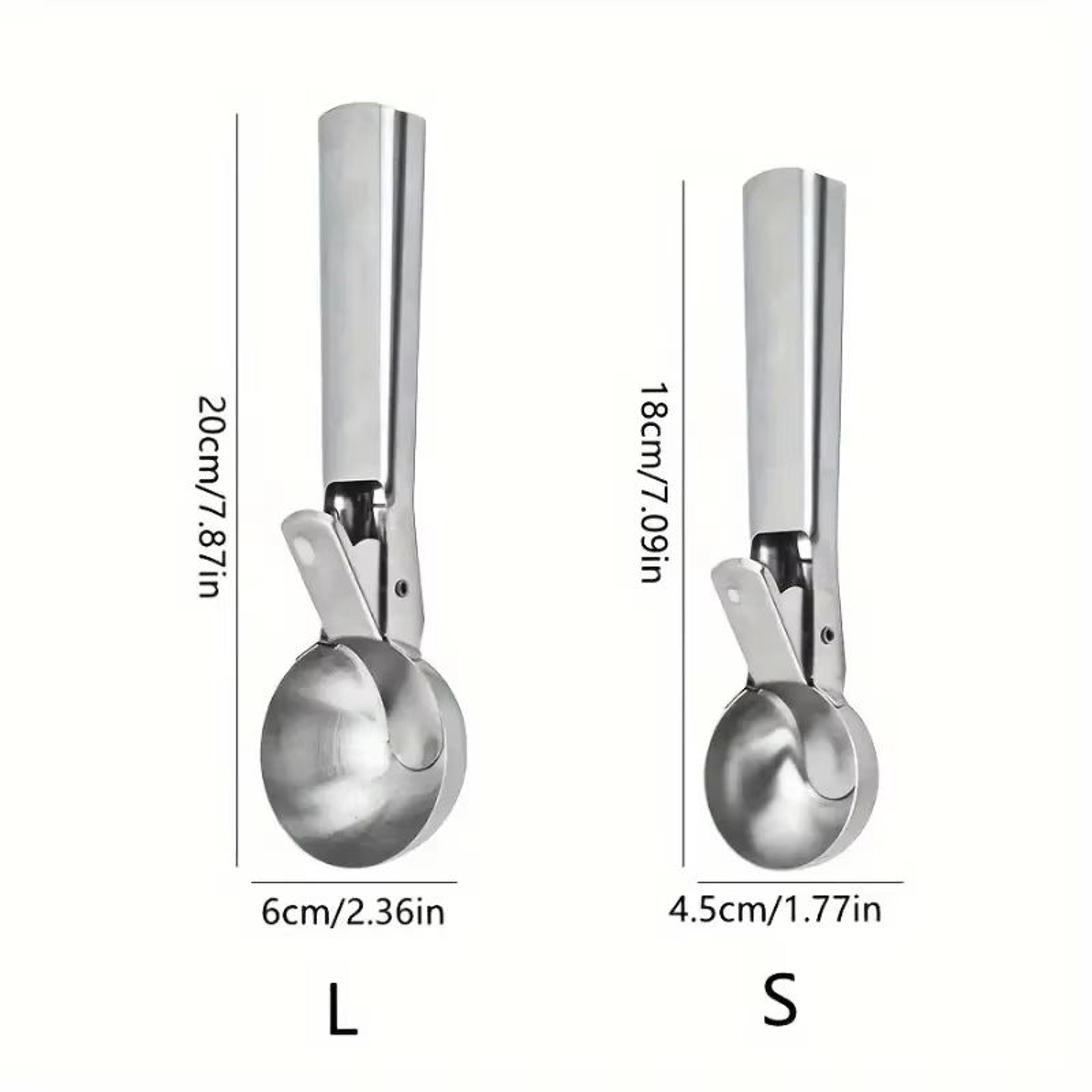 Premium Stainless Steel Ice Cream Scoop  Fruit Scoop  Multifunctional Kitchen Serving Tool 5