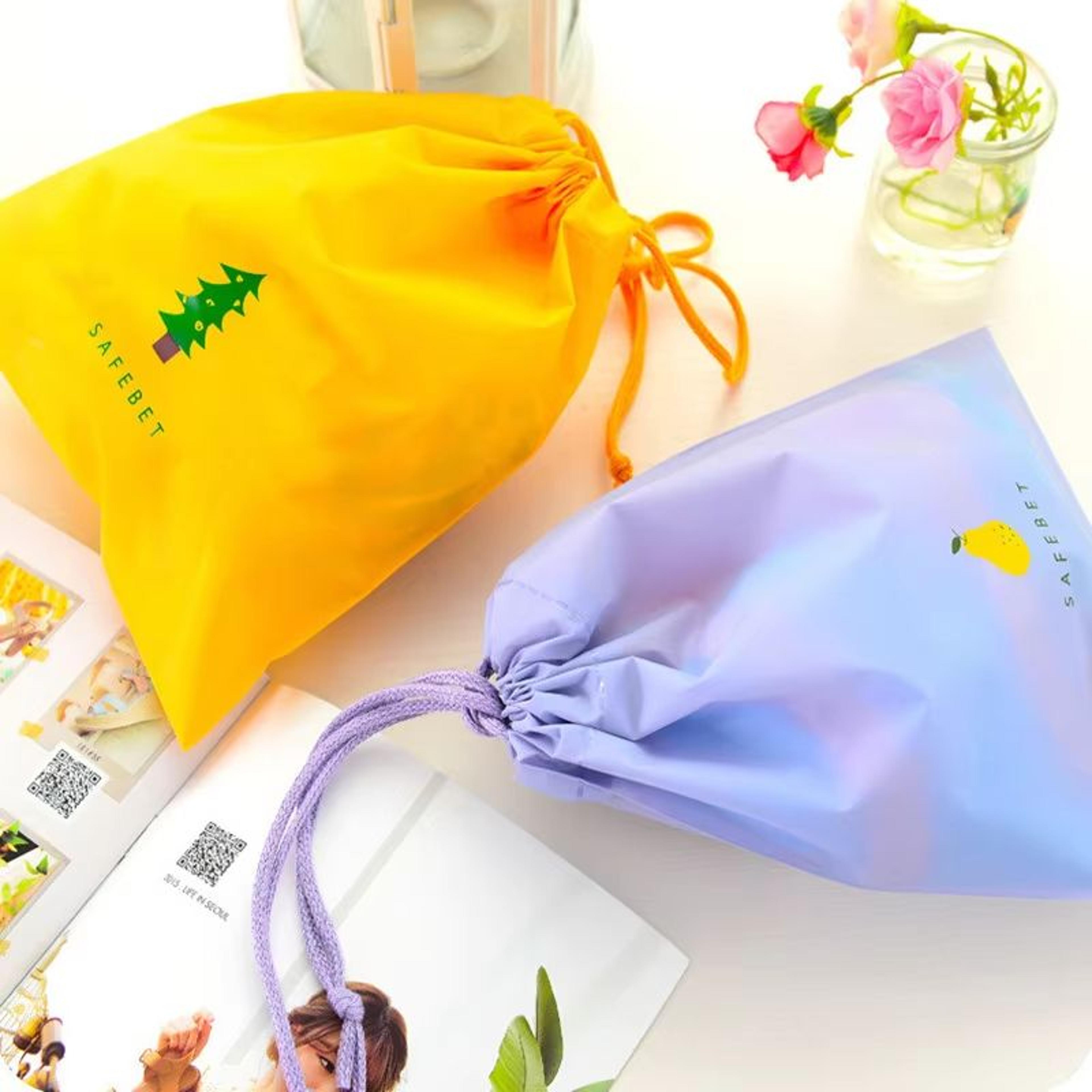 Waterproof Bundle Pocket Storage Bag  Dustproof Minimalist Drawstring Bag For Clothing  Travel 4
