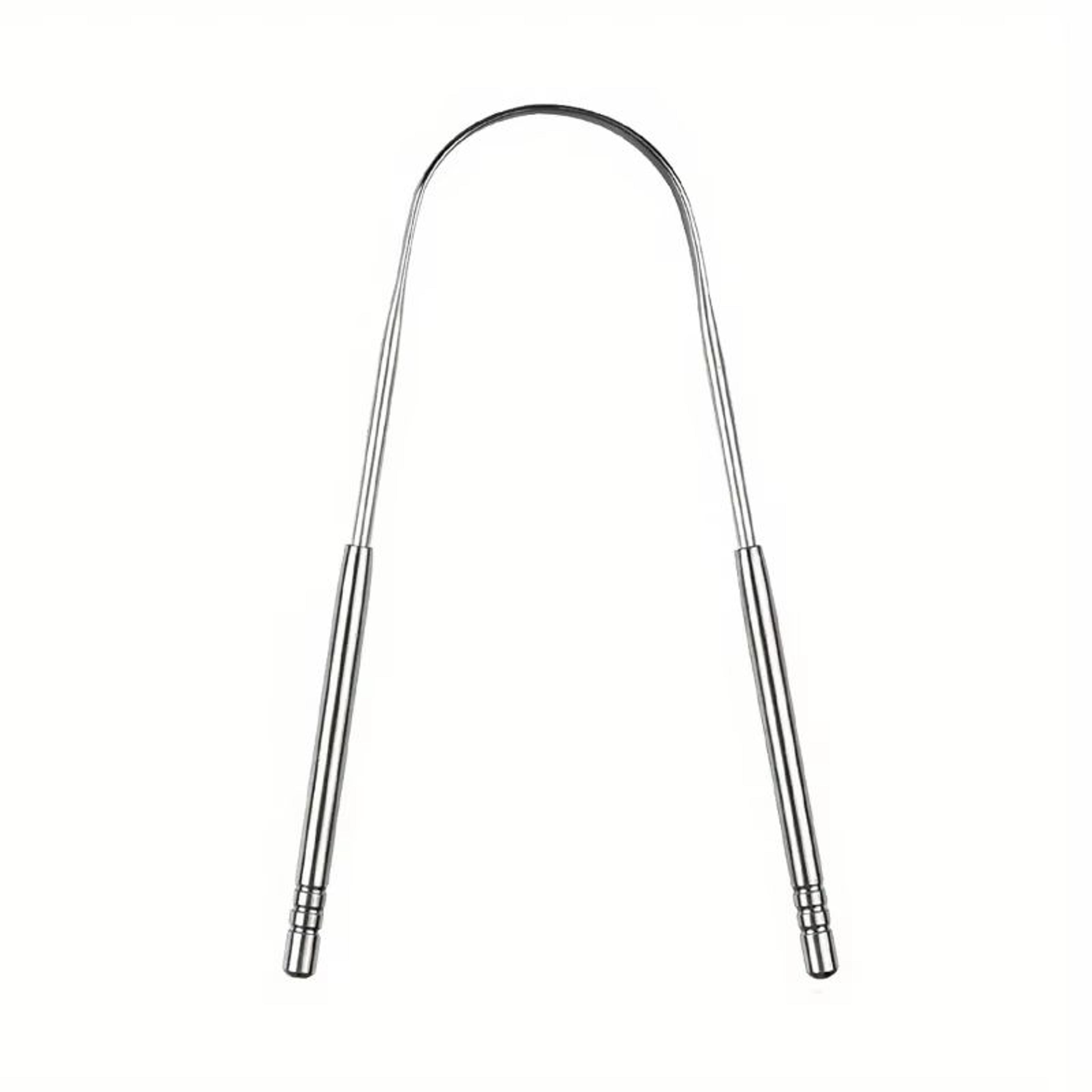 PureClean Stainless Steel SpoonShaped Tongue Scraper Set 9