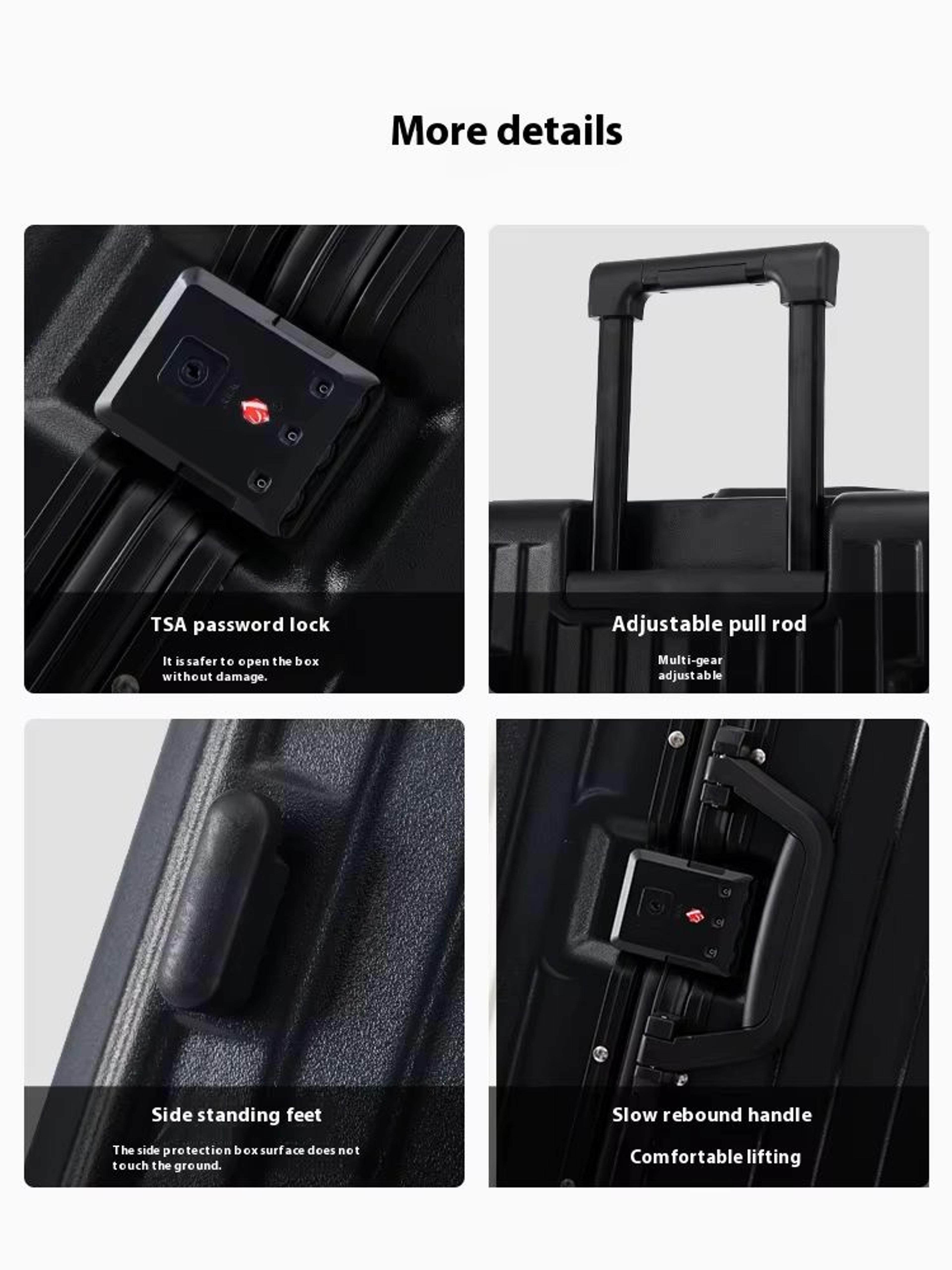 Hard Shell Carry On Suitcase Rolling Travel Luggage With Spinner Wheels 20 24 26 28 30 Inch Large C 5