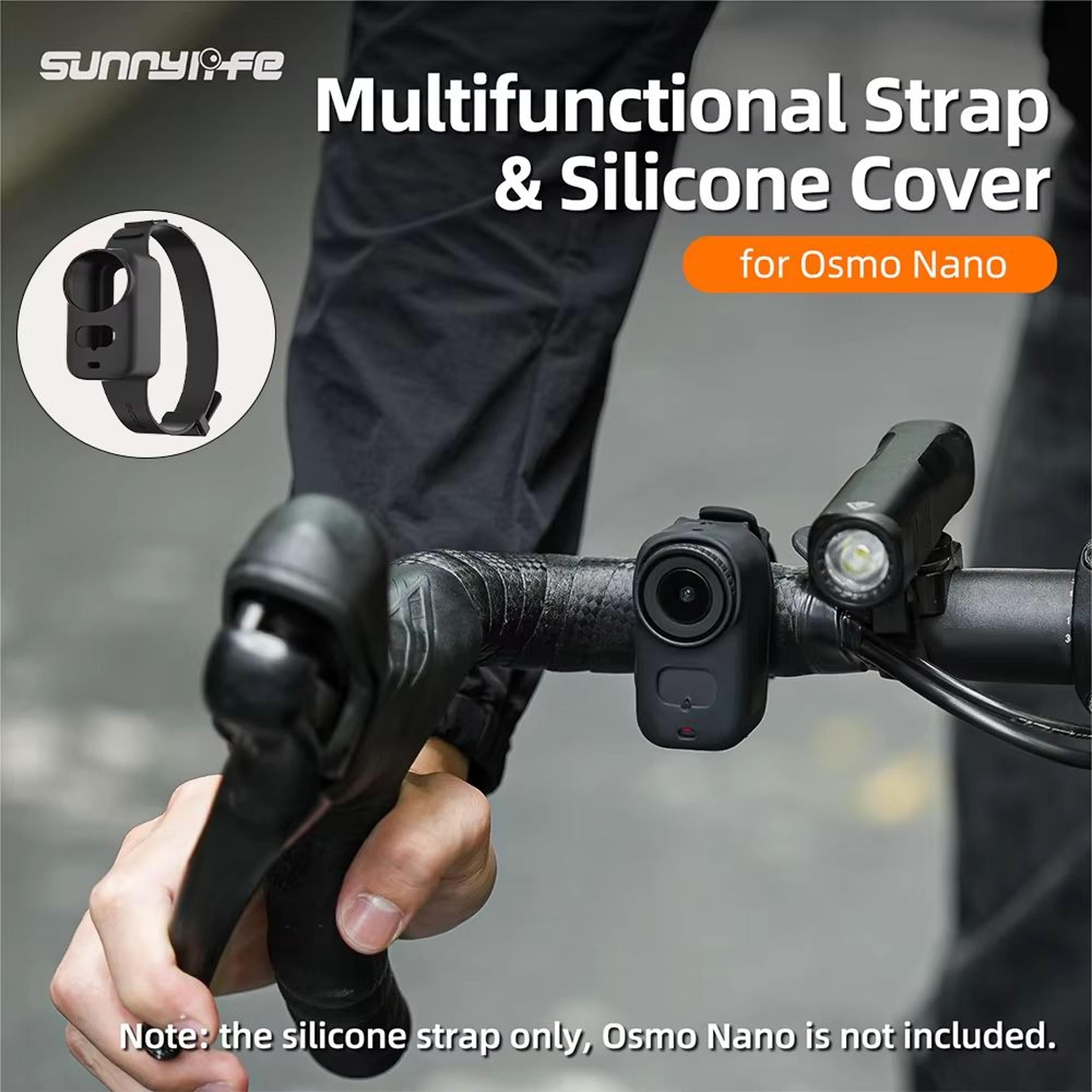 Silicone Wrist Band Mount For DJI Osmo Nano Sports Camera 0