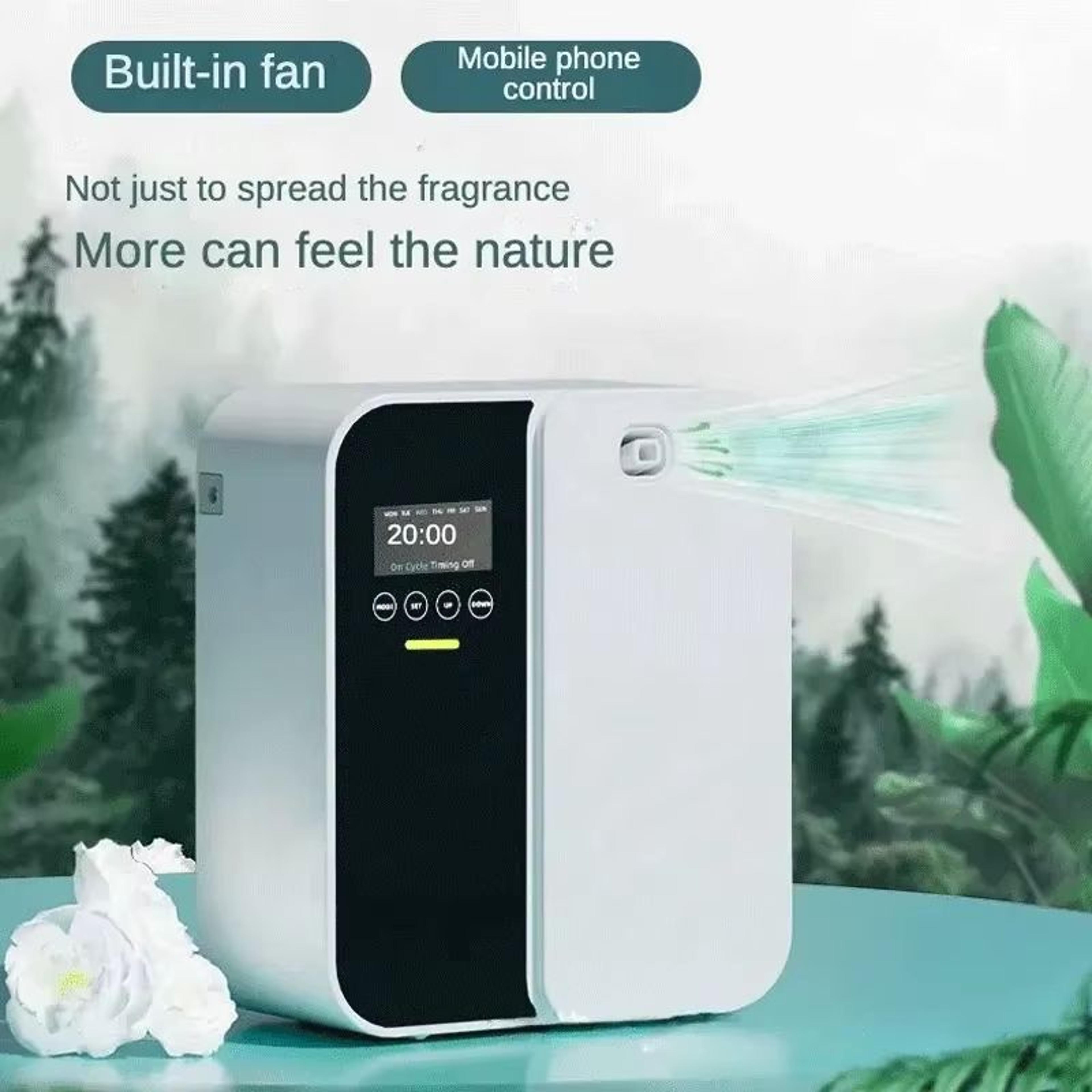 1000m3 Scent Diffuser Machine Wall Mounted Bluetooth Essential Oil Air Freshener For Home Office Ho 1