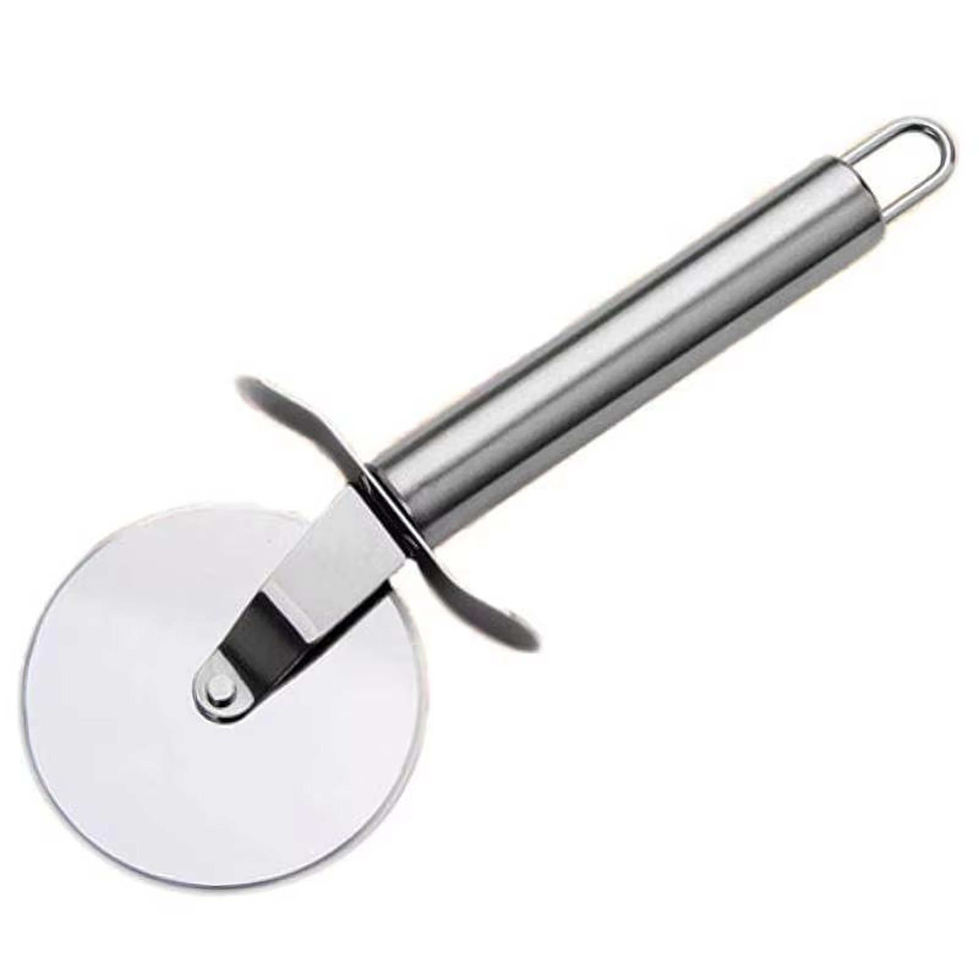 Stainless Steel Single Wheel Pizza Cutter Tool 65 Cm Diameter For Pizza Cake Waffle Cookie Cutting 5