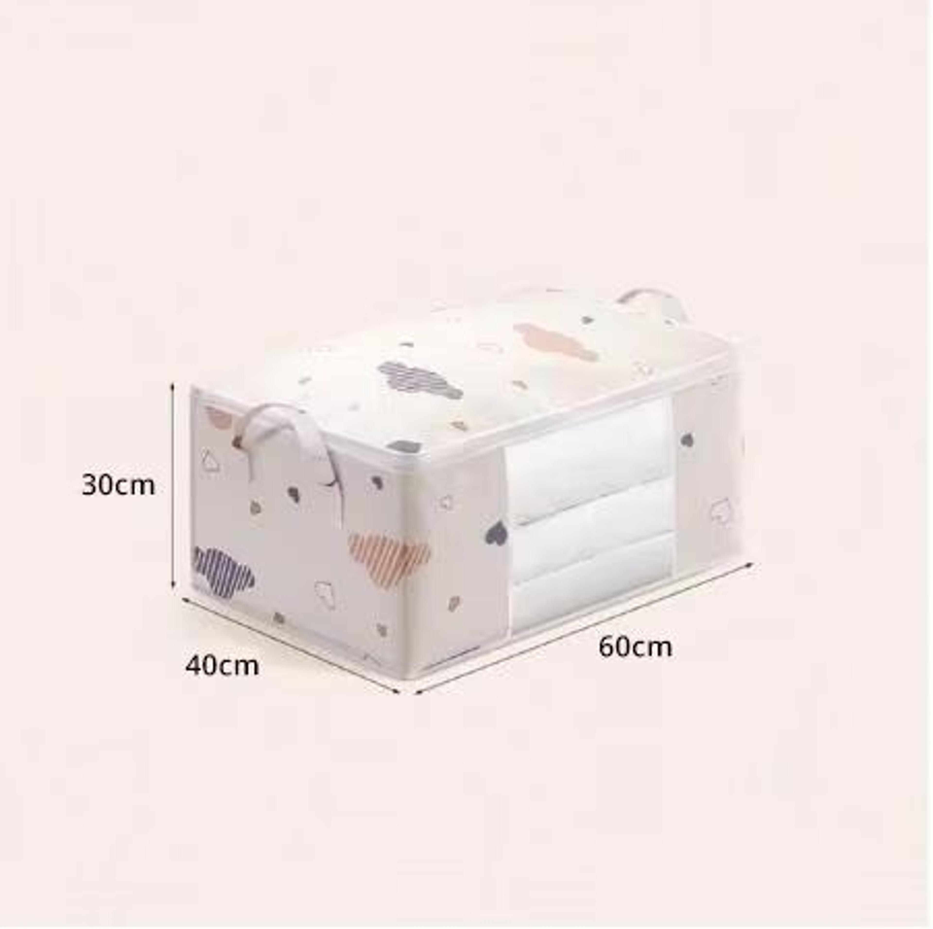 Large Capacity Clothes Storage Bag Organizer With Reinforced Handle For Blankets Bedding And Clothe 7