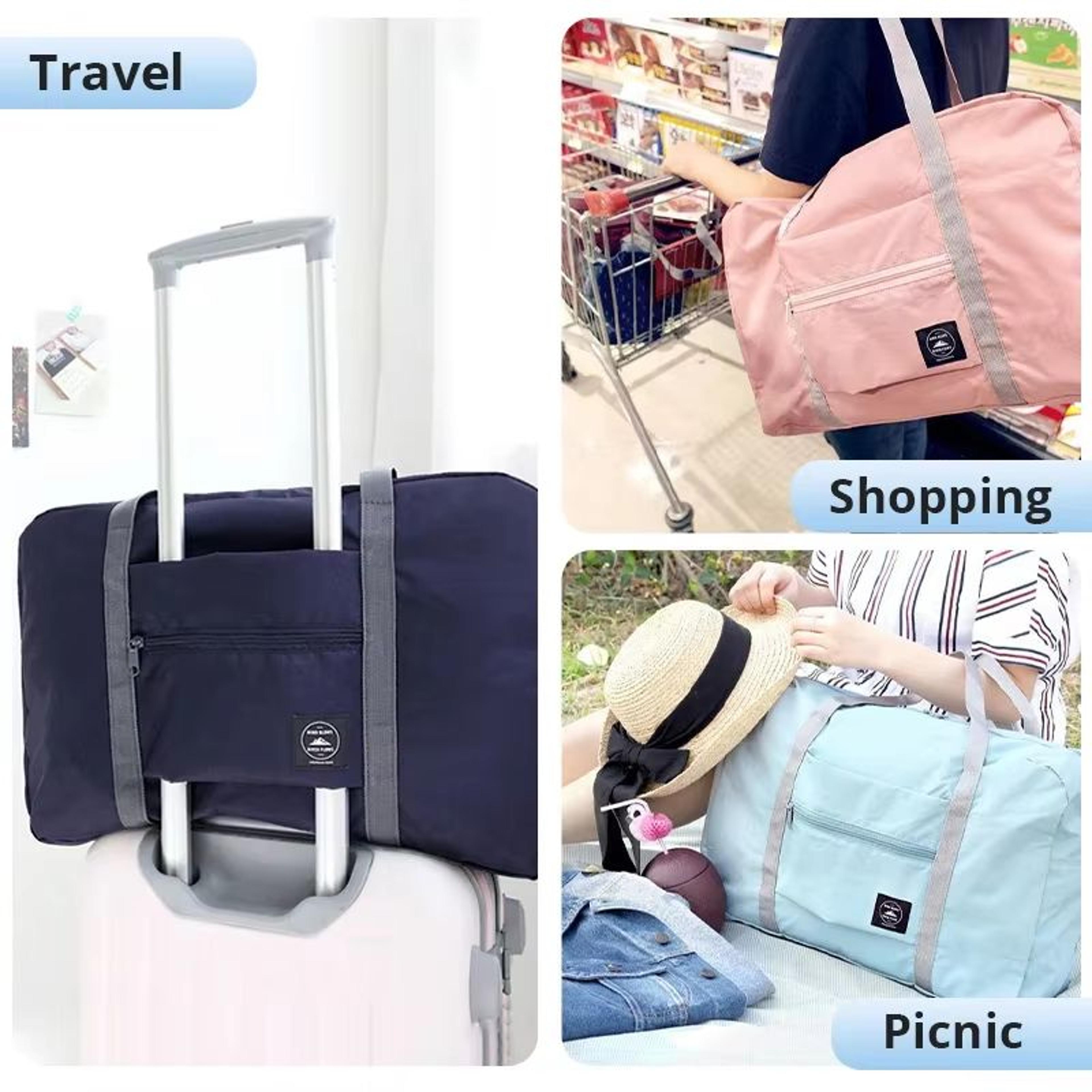 Large Folding Travel Bag Travel Storage Bag For Clothes Boarding Luggage Picnic And Moving House 3