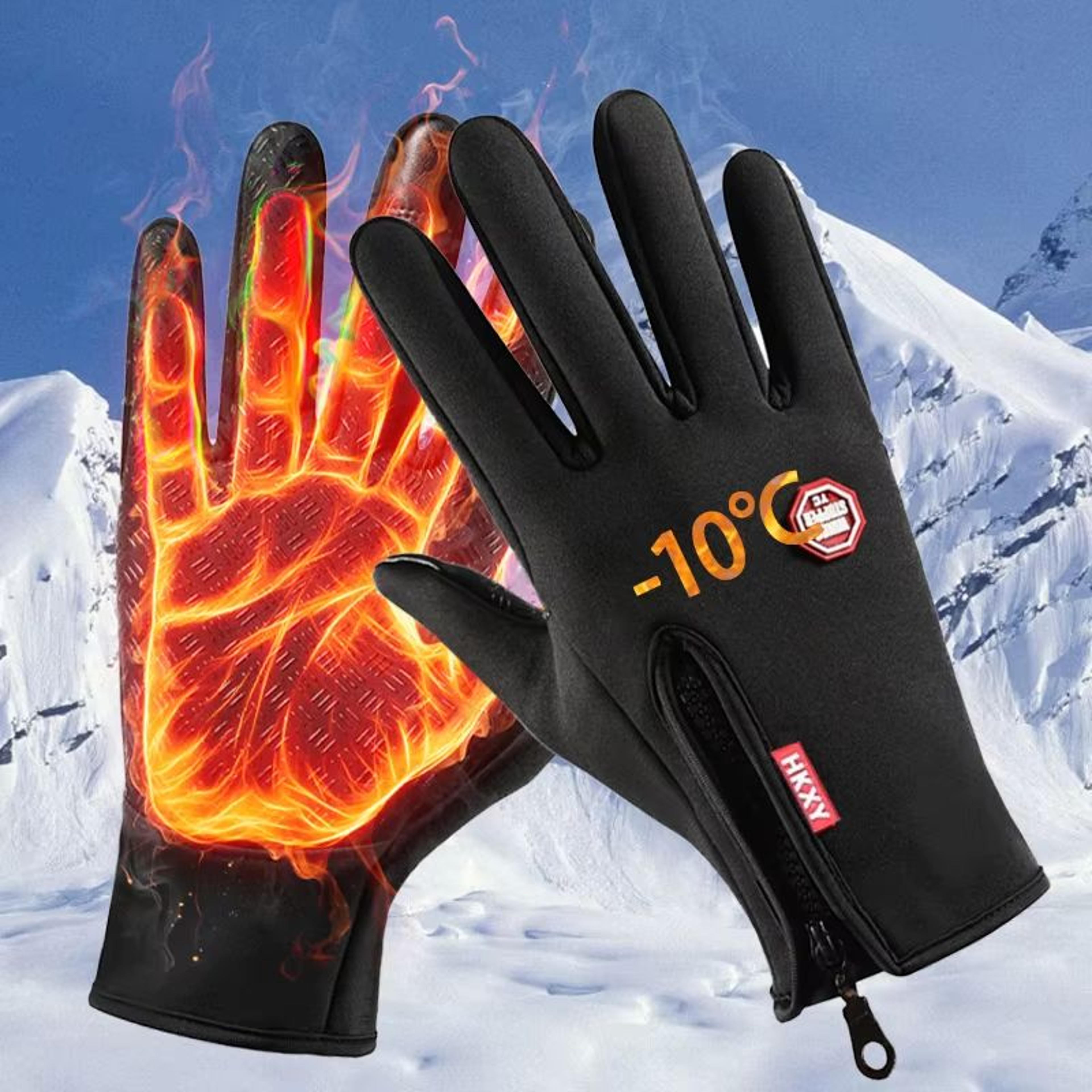 unisex touchscreen winter gloves warm windproof outdoor gloves