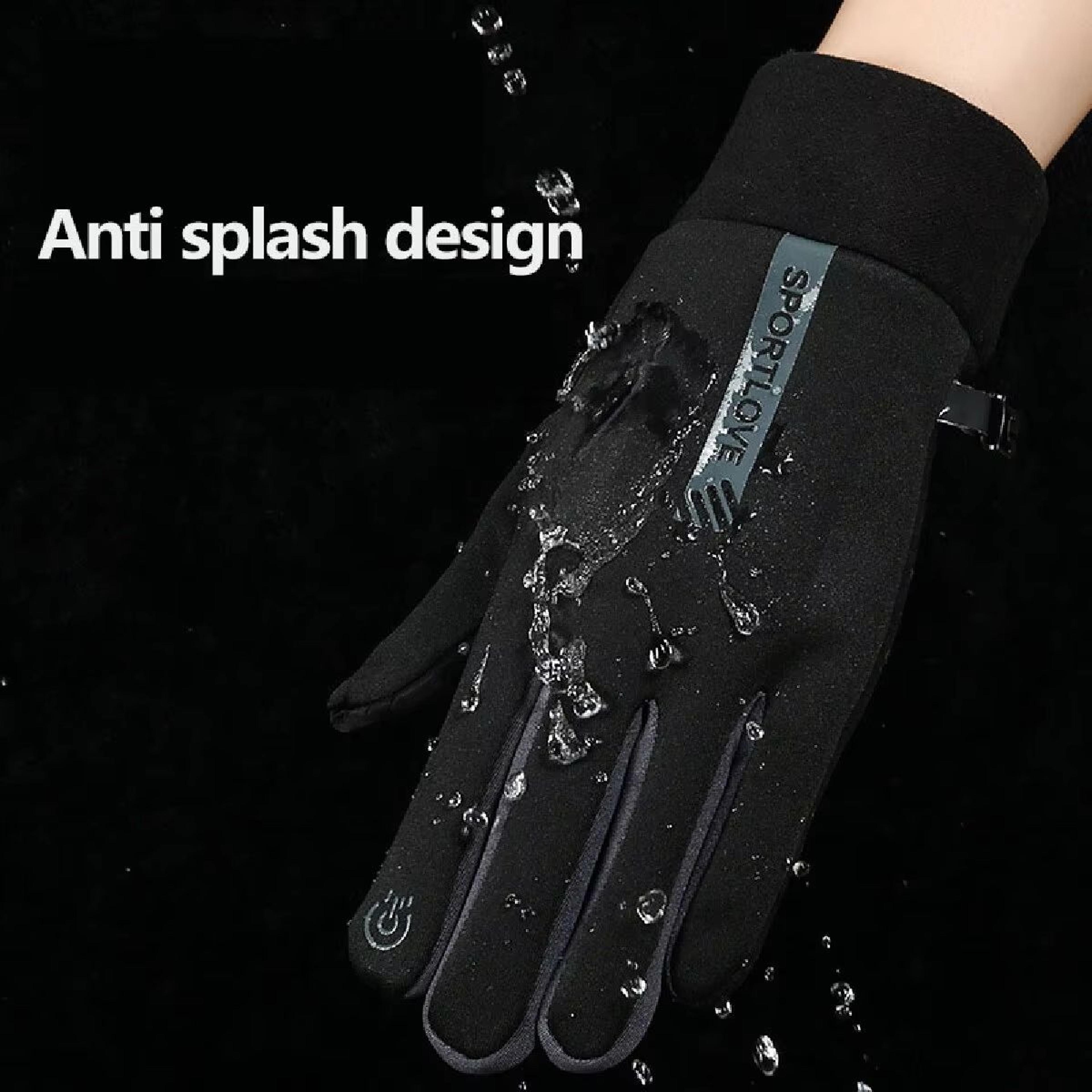 CozyShield Womens Winter Cycling Gloves With Thermal Fleece  Waterproof Protection 2