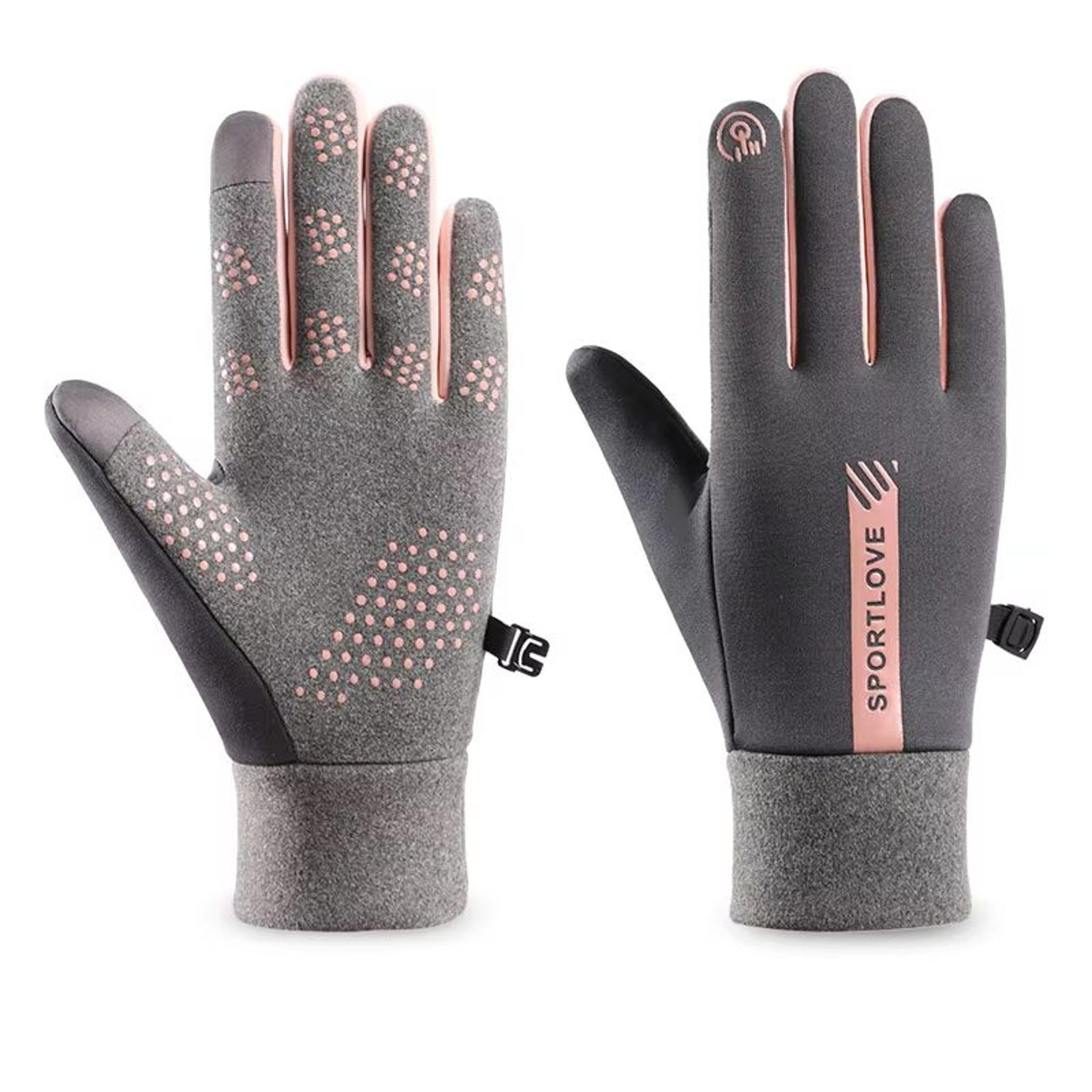 CozyShield Womens Winter Cycling Gloves With Thermal Fleece  Waterproof Protection 6