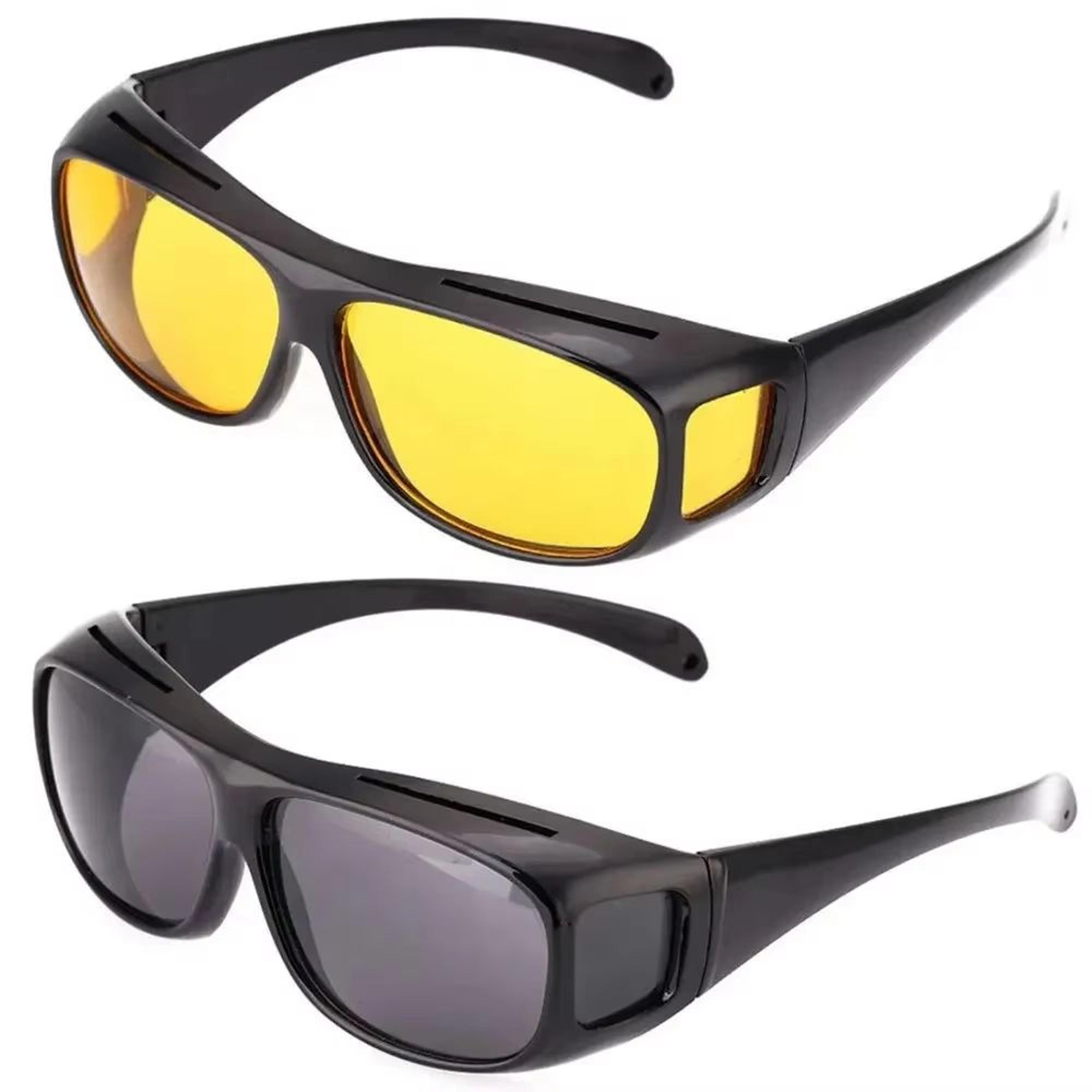 claritydrive night driving glasses uv protection yellow lens eyewear