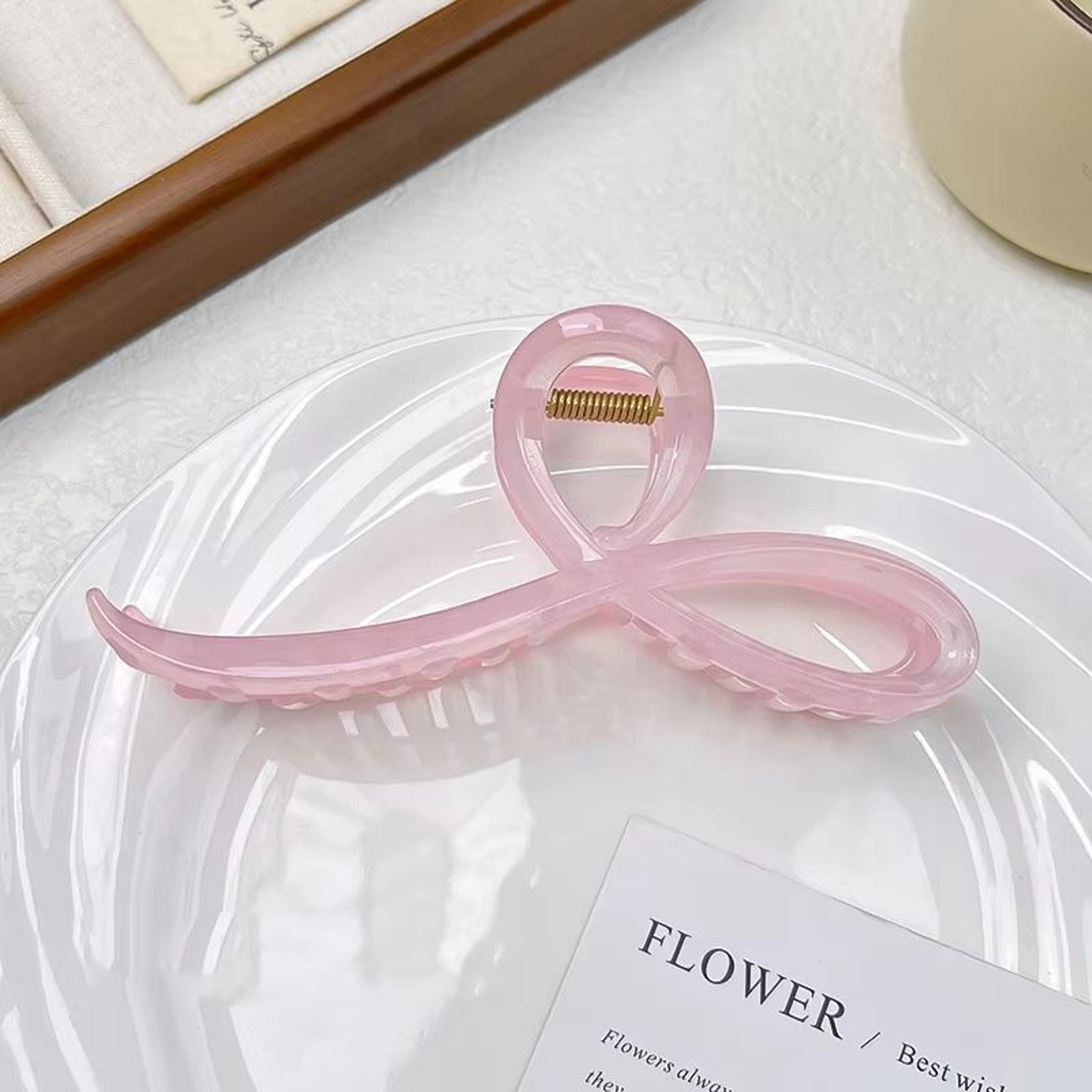 Elegant Jelly Bow Hair Claw  Sweet Back Hair Clip For Women  Girls 7