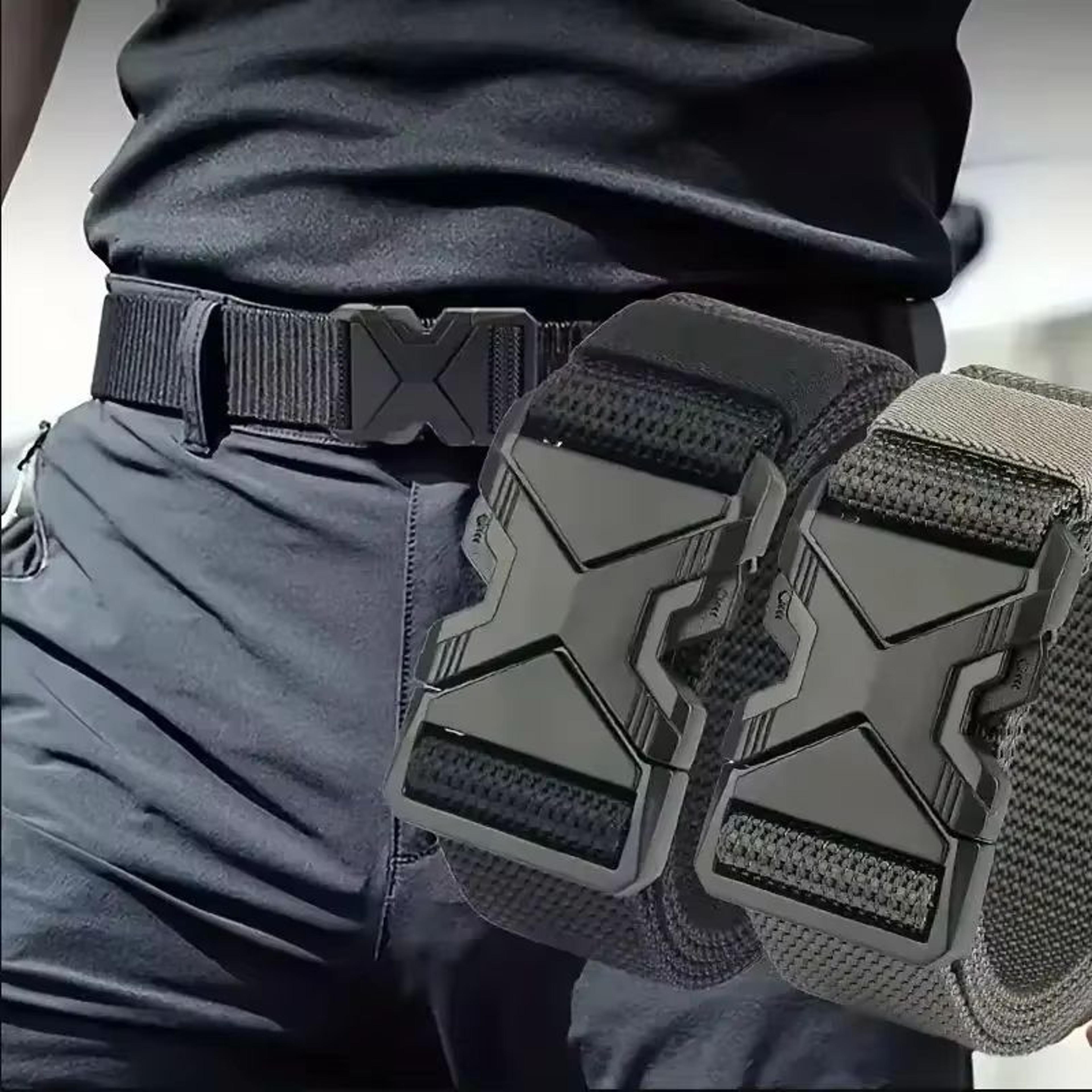 titancore tactical sports belt – men's adjustable quick release outdoor training & mountaineering belt
