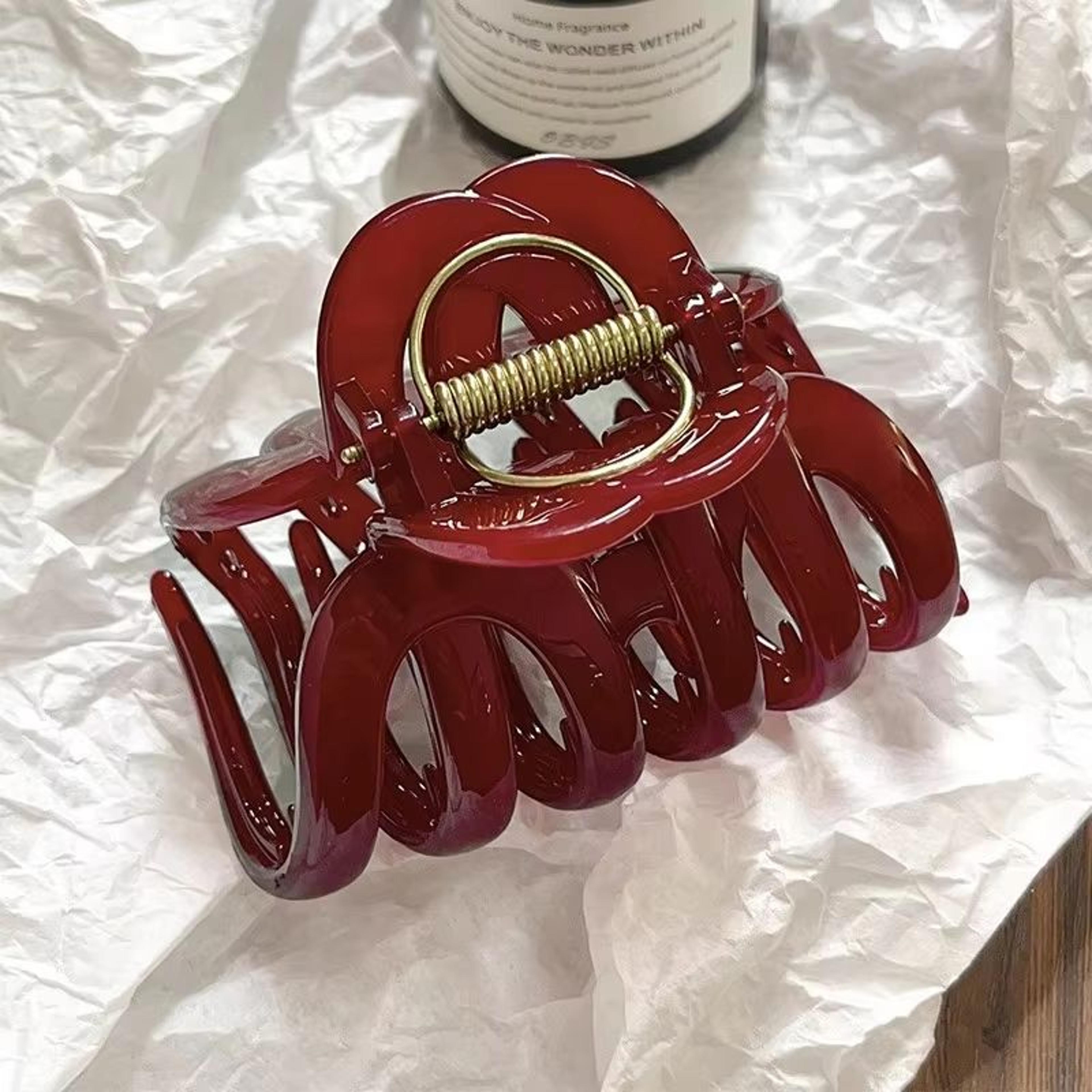 PumpkinDesign Premium Hair Claw Clip  Large Sweet Ornament For Women With Long Hair 5