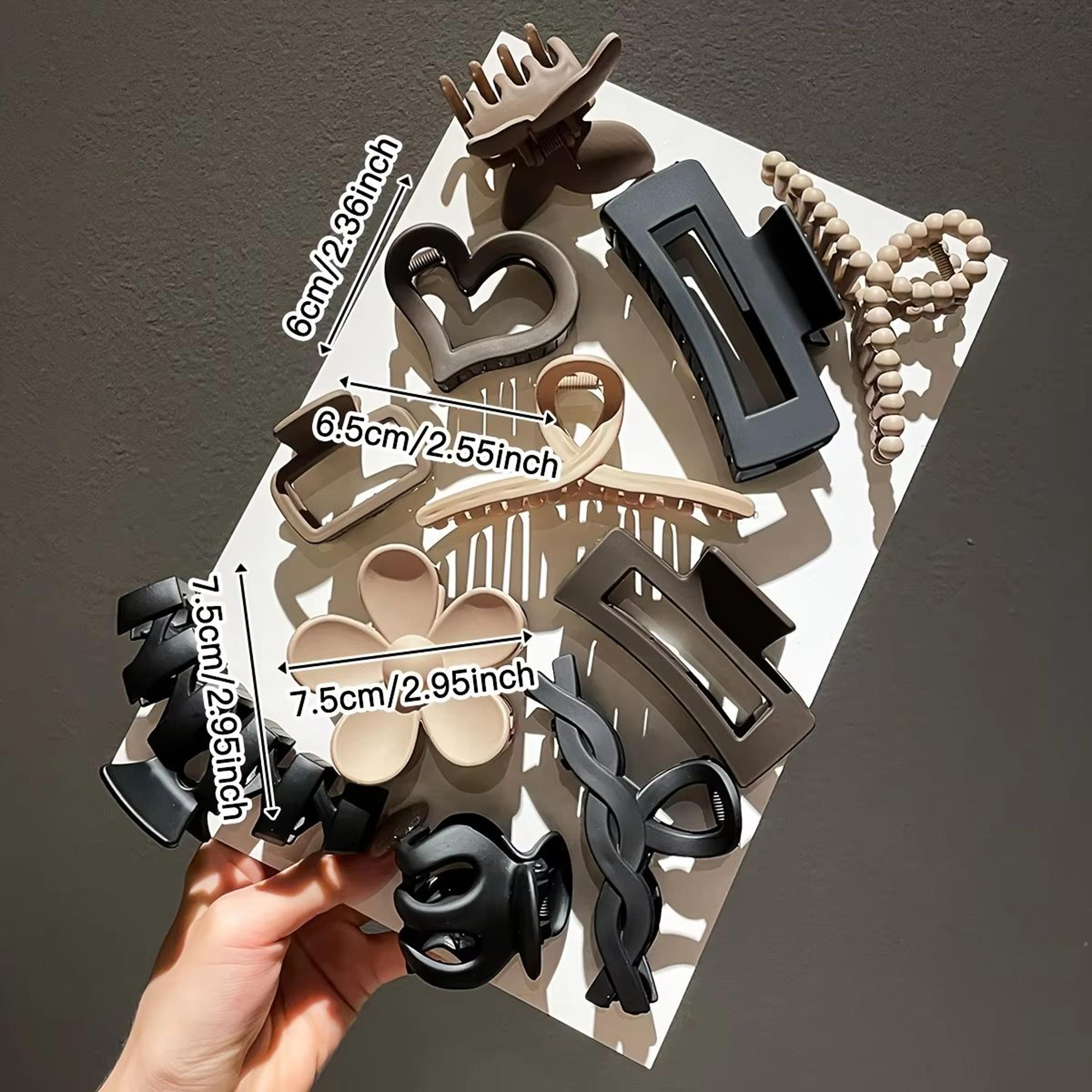 MatteFrost Lens Claw Clip Set  11Piece Premium Shark Clips For Women 1