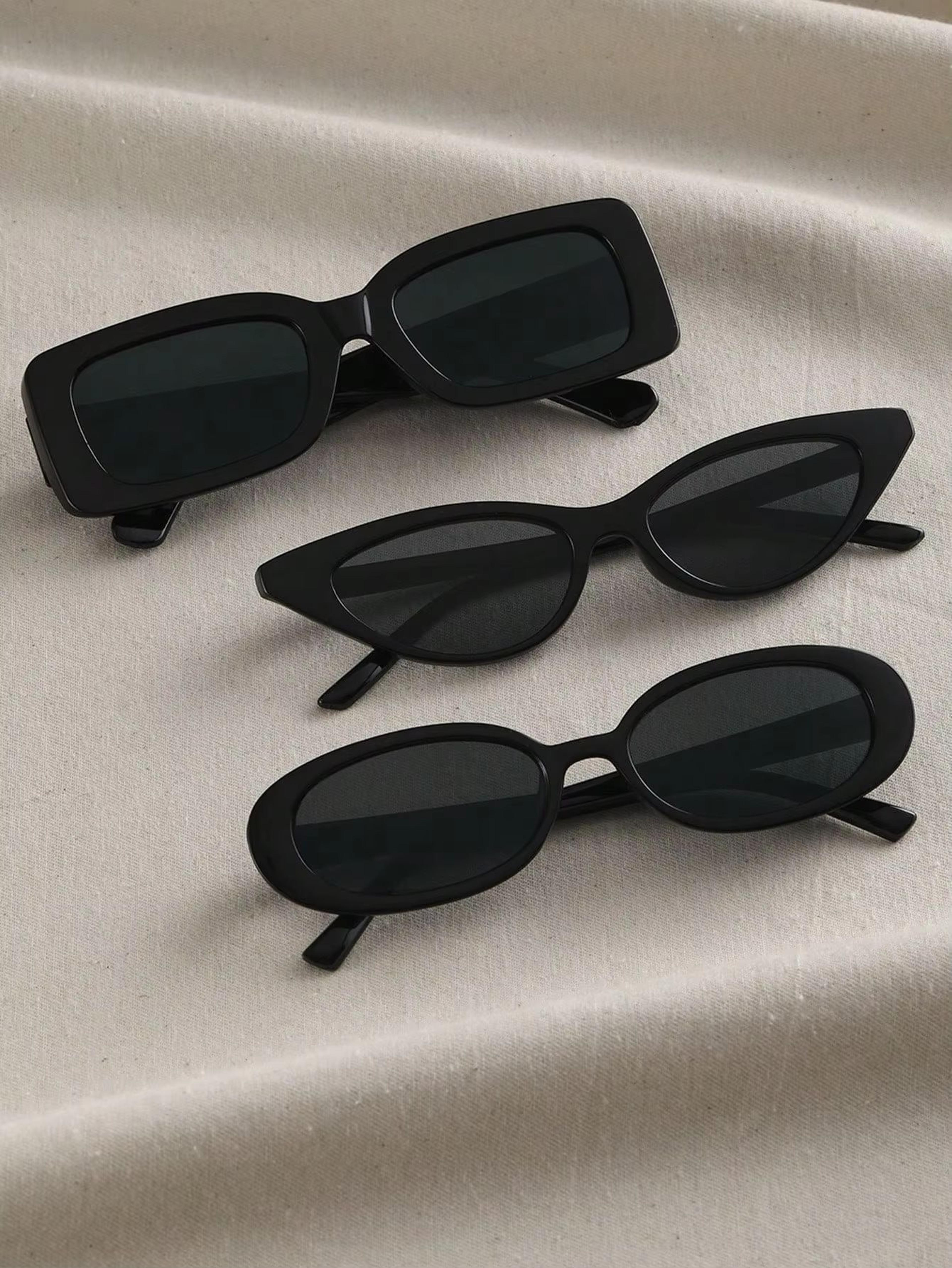 ShapeSwap 3Pack Sunglasses Trio  Cat Eye Round Square Frames For Men  Women 0