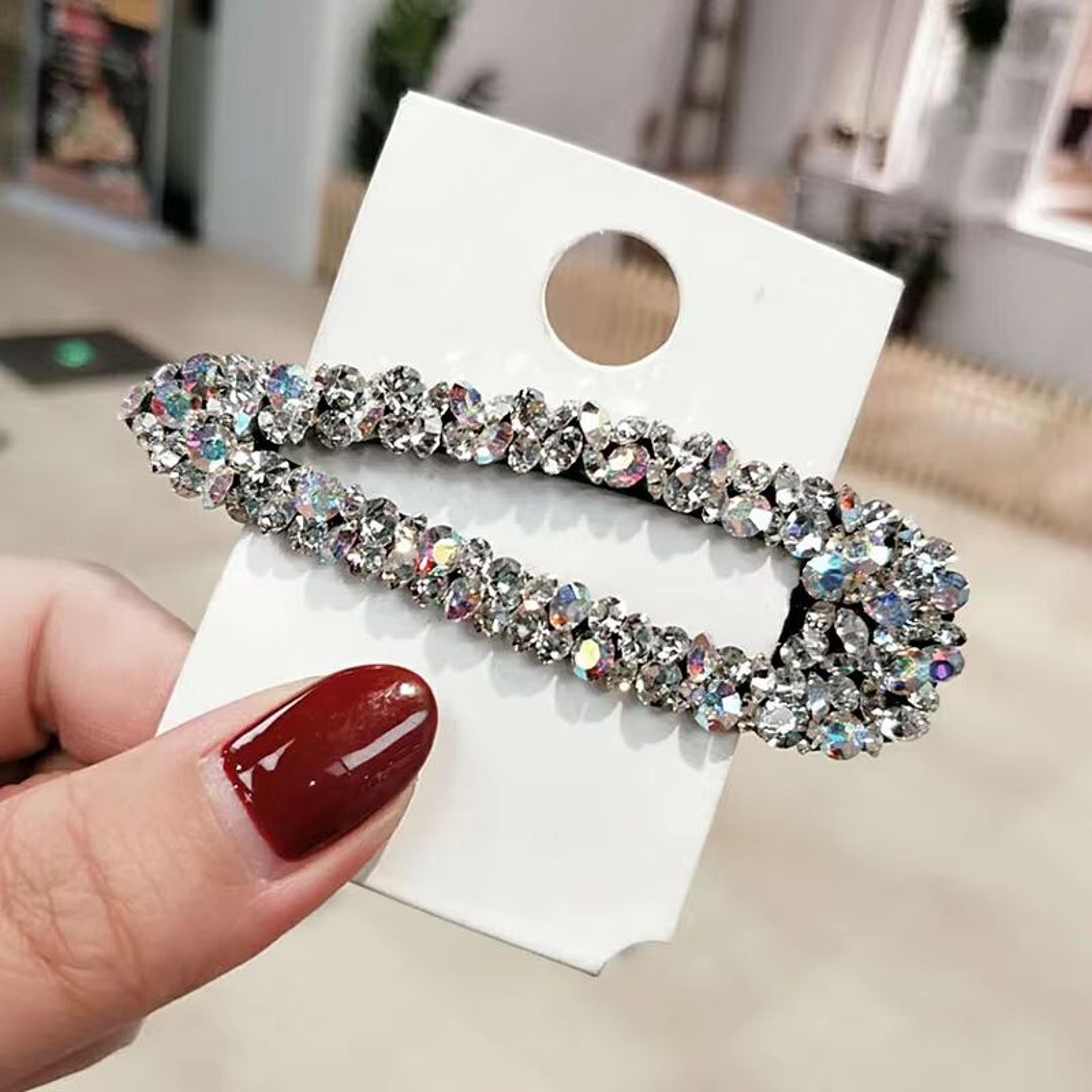 ColorGem HollowDiamond Hair Clip  Luxe Hollow Metal Hair Accessory For Women 10