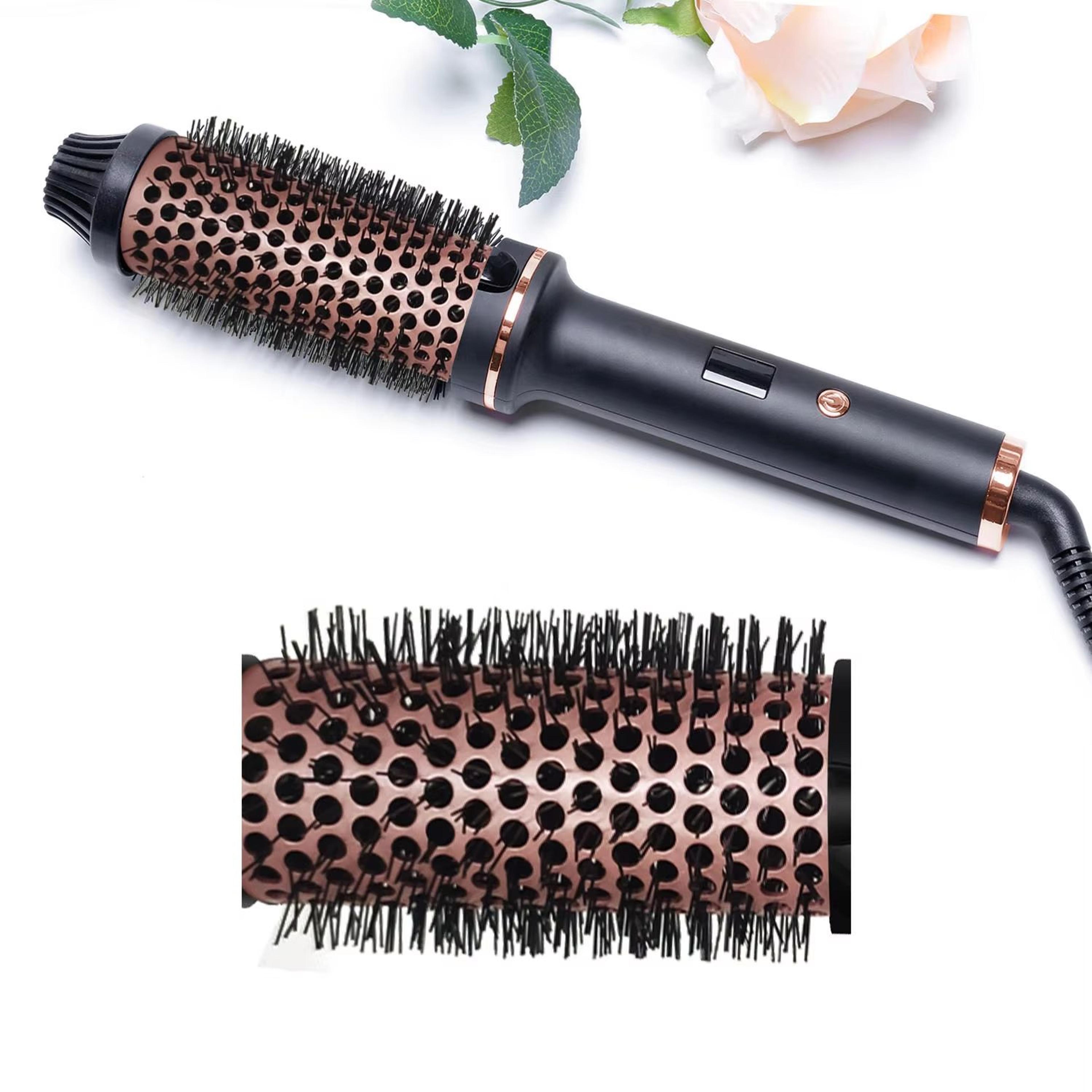 DualStyle 2in1 Rotating Brush Hair Curler And Straightener 450F 4
