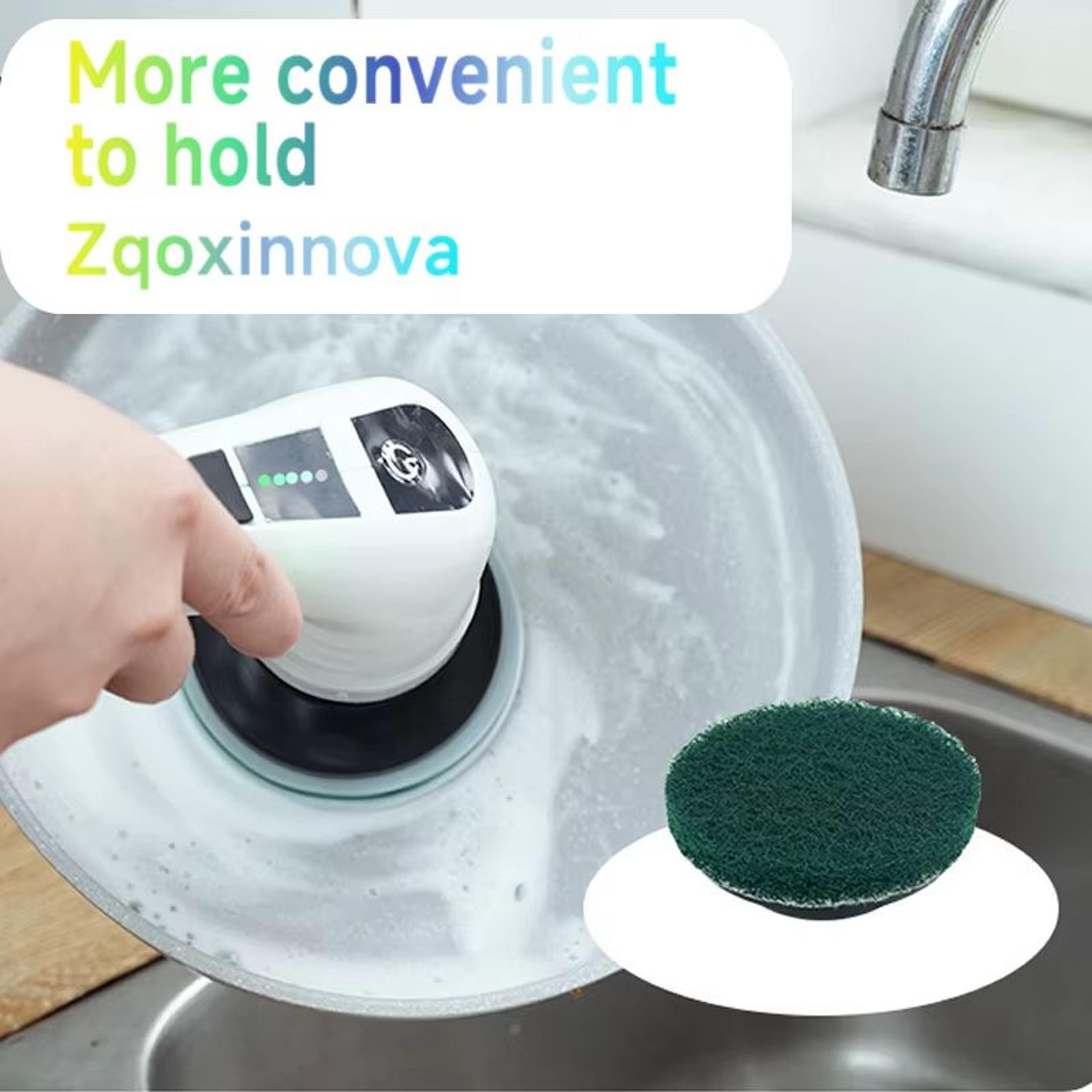 MultiSurface Cordless Electric Spin Scrubber  Household Cleaning Brush For Kitchen  Bath 4