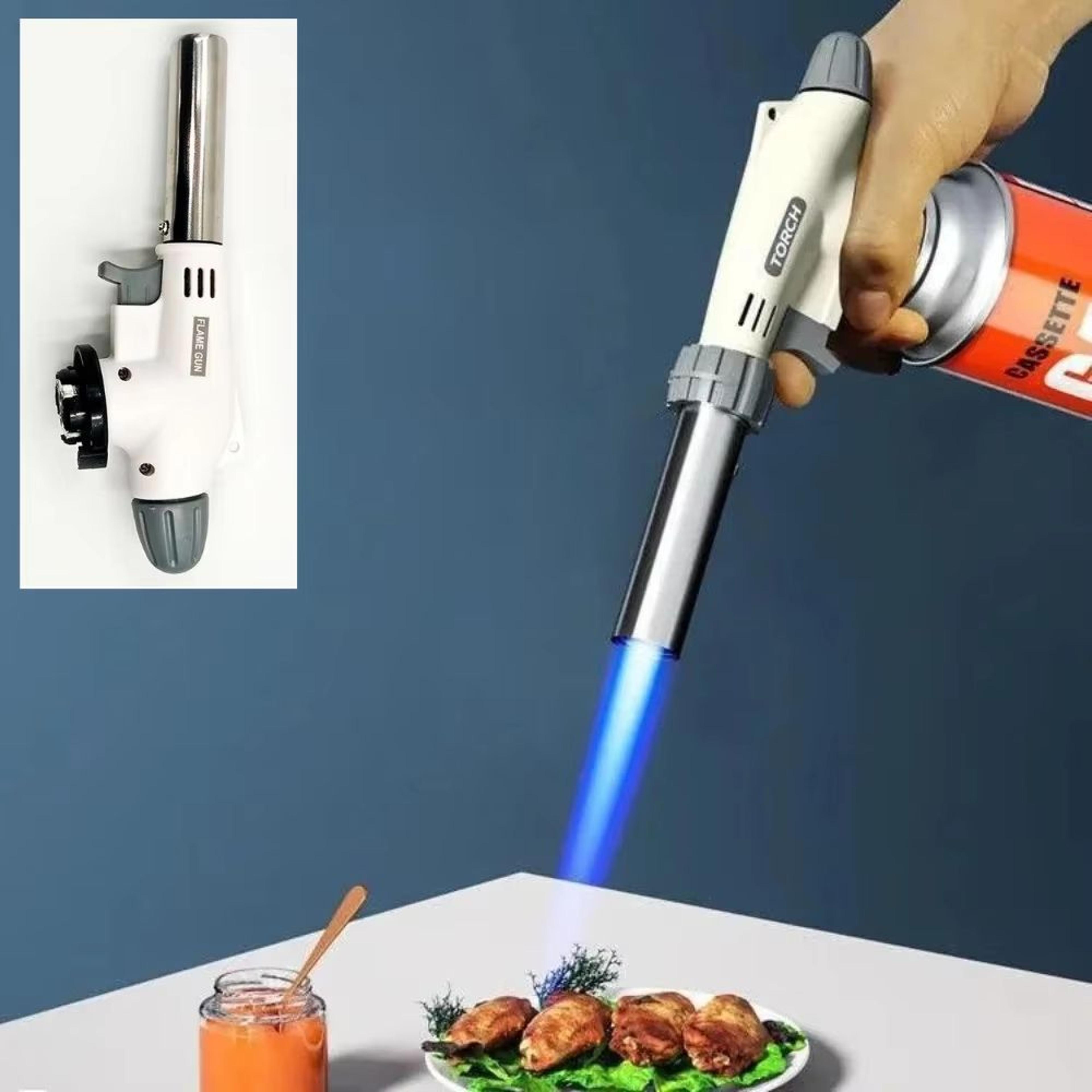 portable flame gun gas torch butane blowtorch for welding bbq and baking