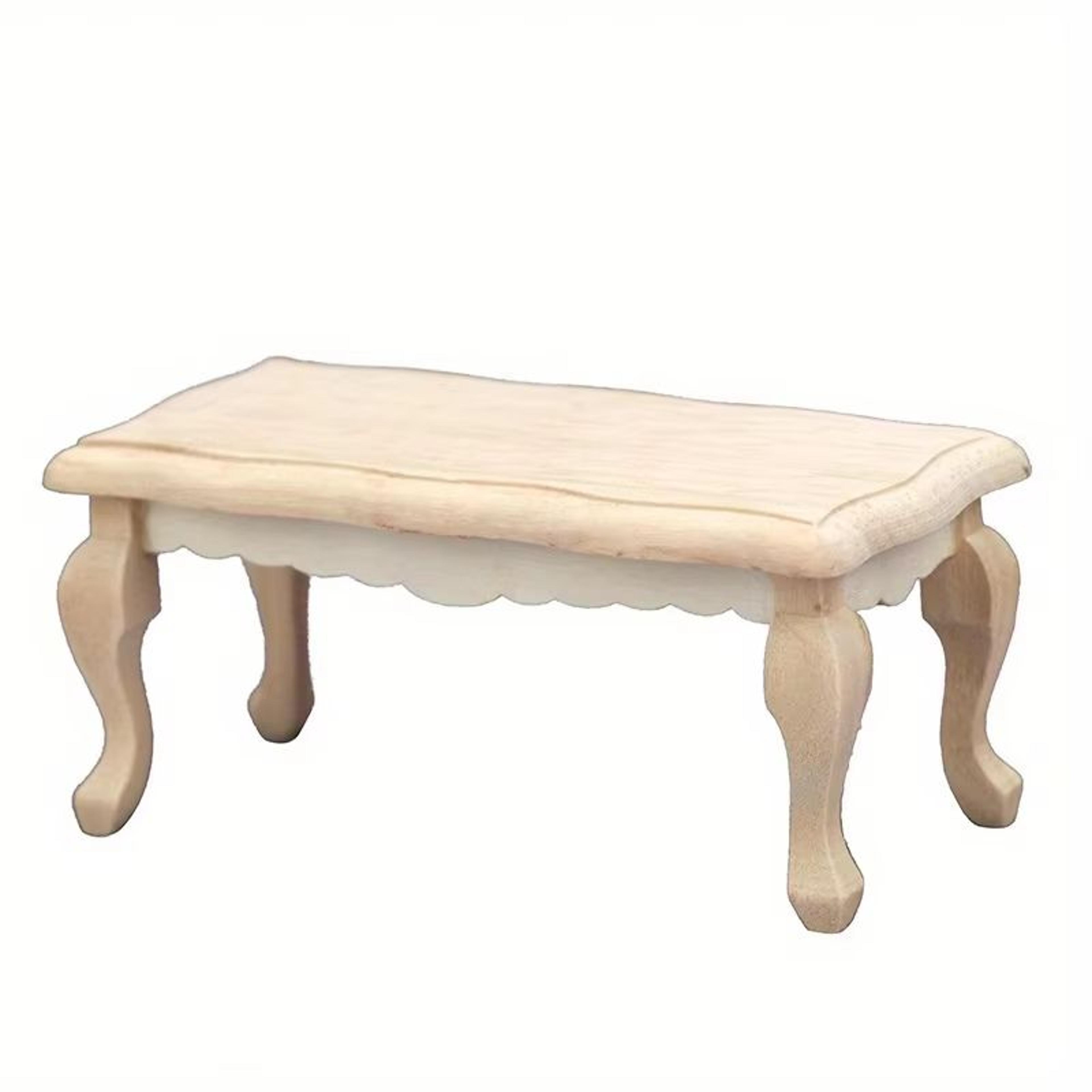 Mini Dollhouse Coffee Table Furniture Decor 7