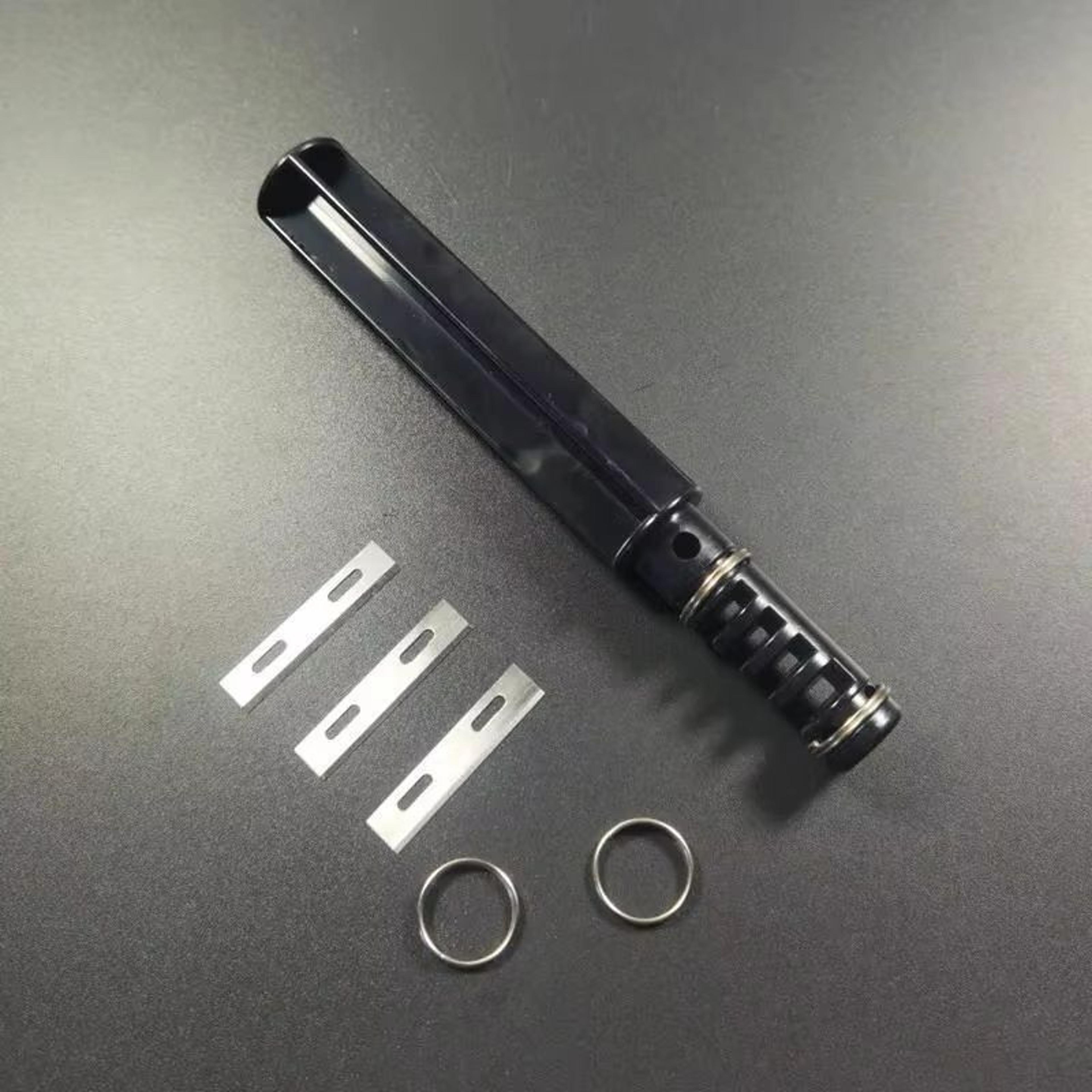 Leather Lace Maker Swivel Strip Hand Cutter With 3 Blades 5