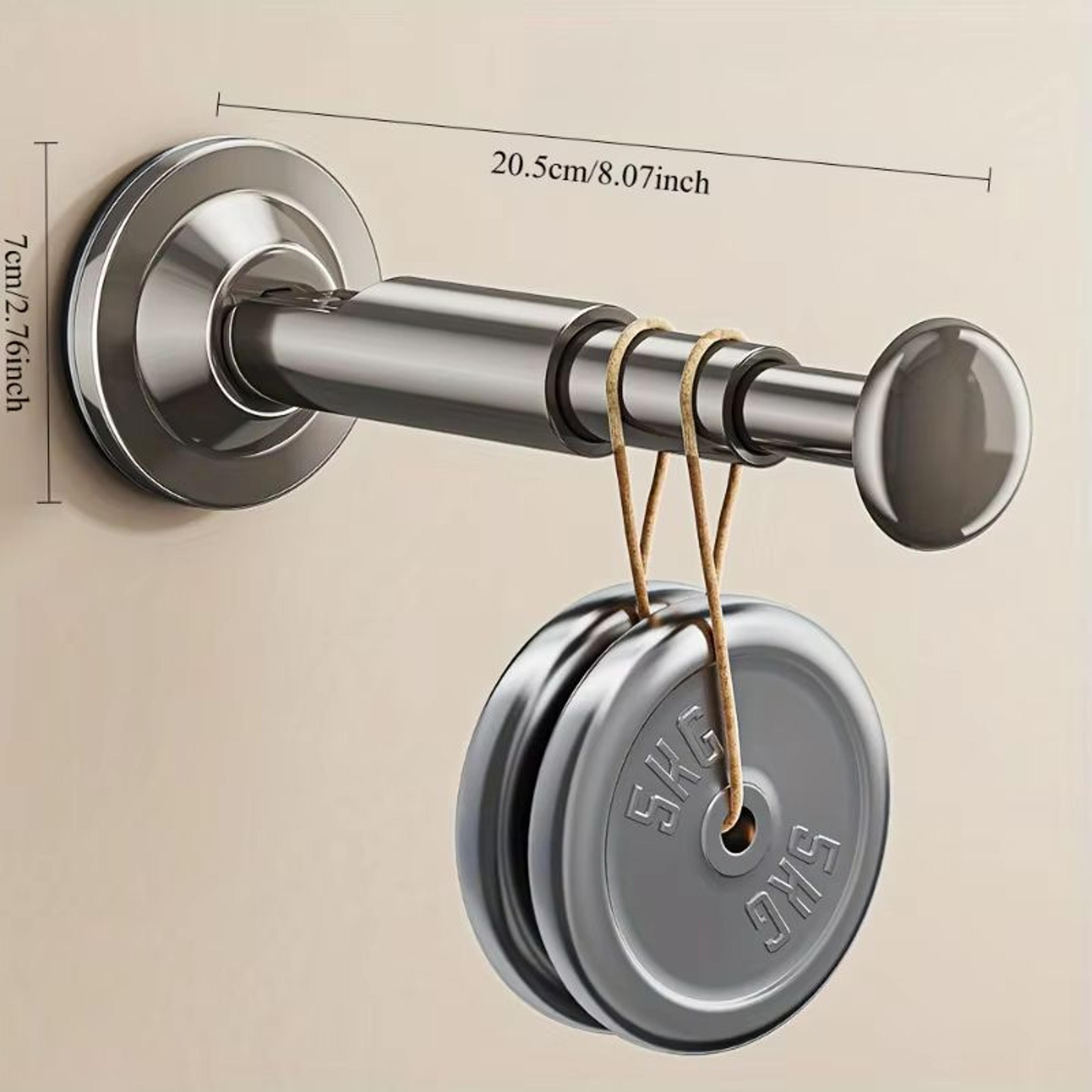 NoDrill Suction Cup Hanger Storage Rack Adjustable Length 2
