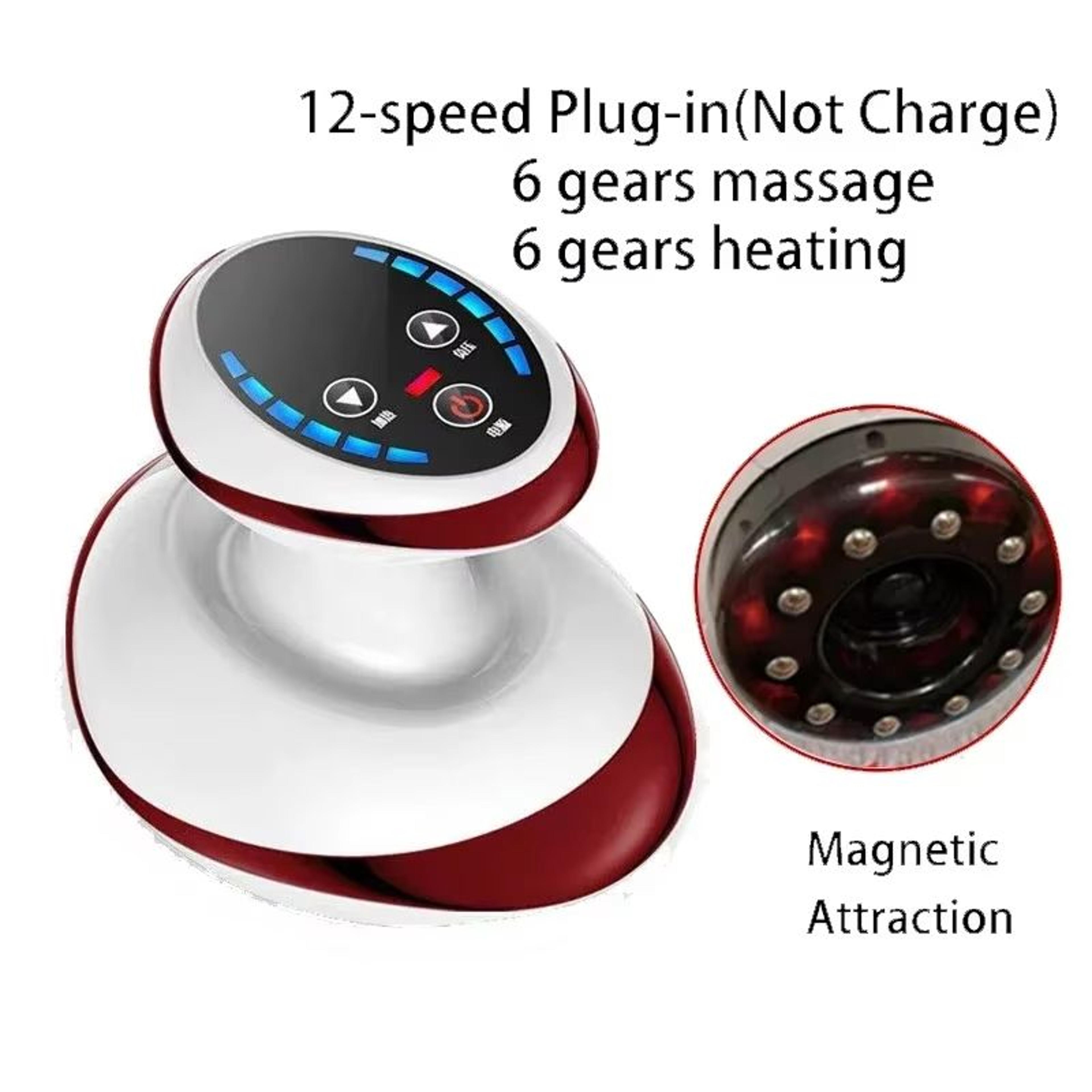 Rechargeable Electric Cupping And Guasha Body Massager With Heating 6