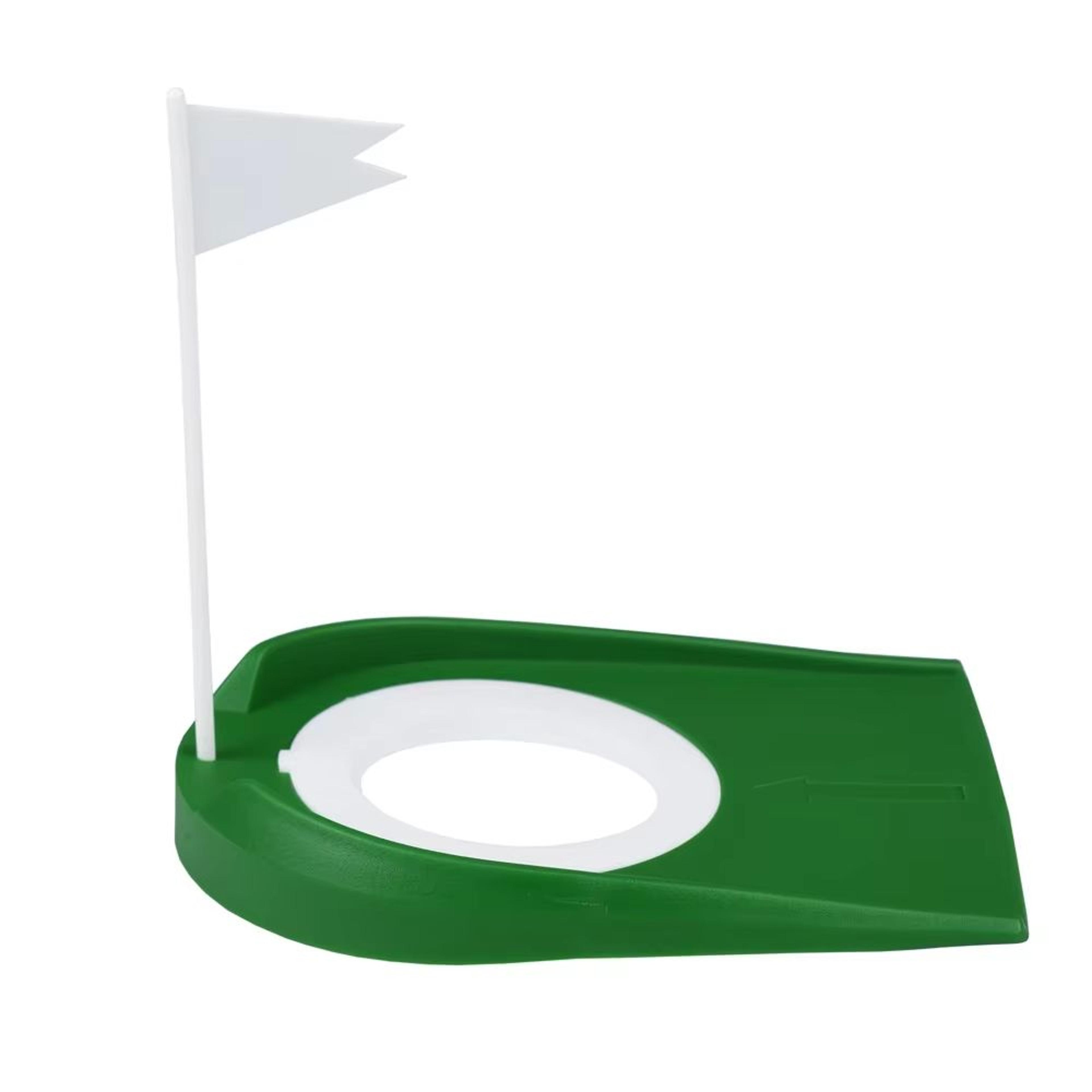 Portable IndoorOutdoor Golf Putting Trainer With Adjustable Hole  Flag 0