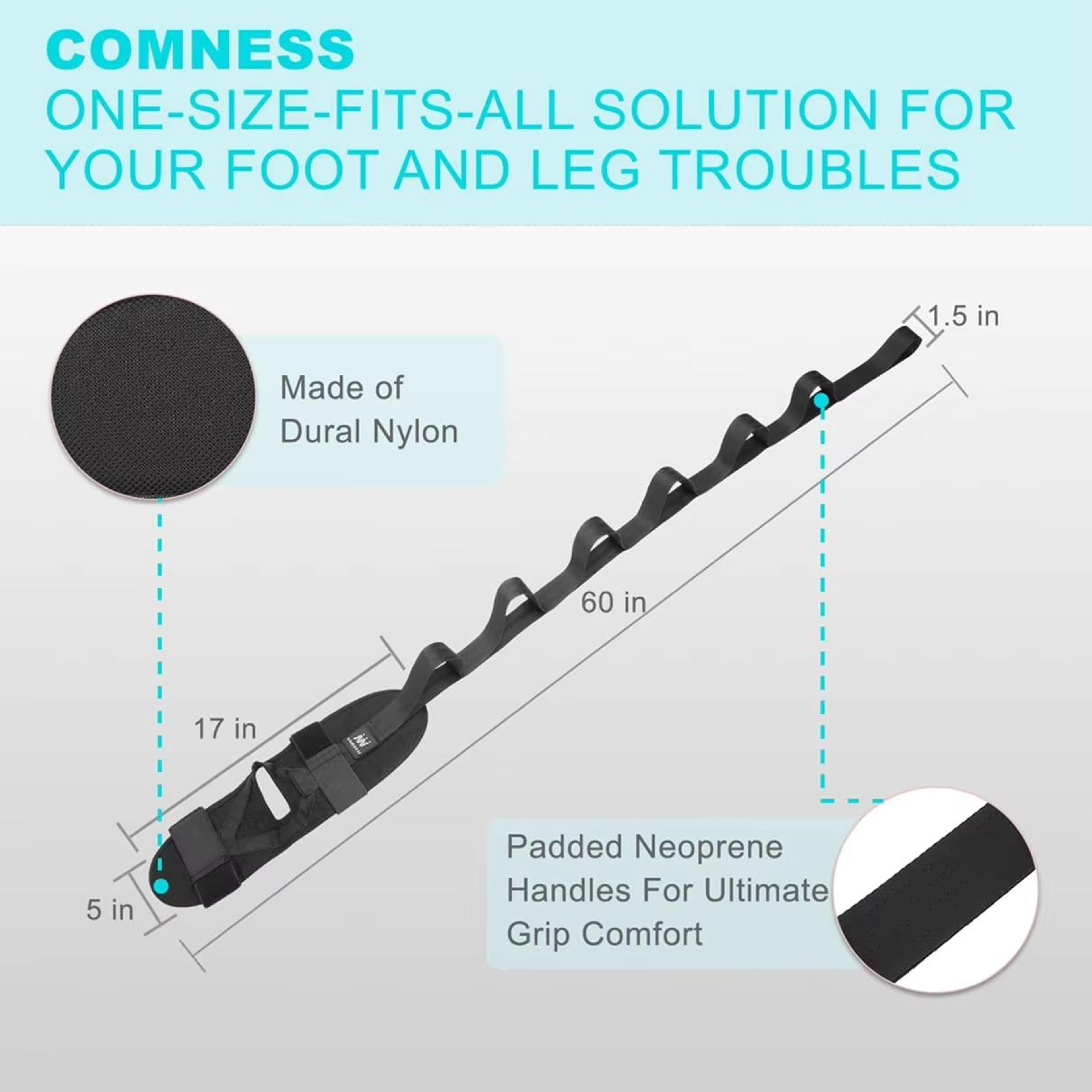 FullBody Leg  Foot Stretcher Strap For Plantar Fasciitis  Calf Relief 1