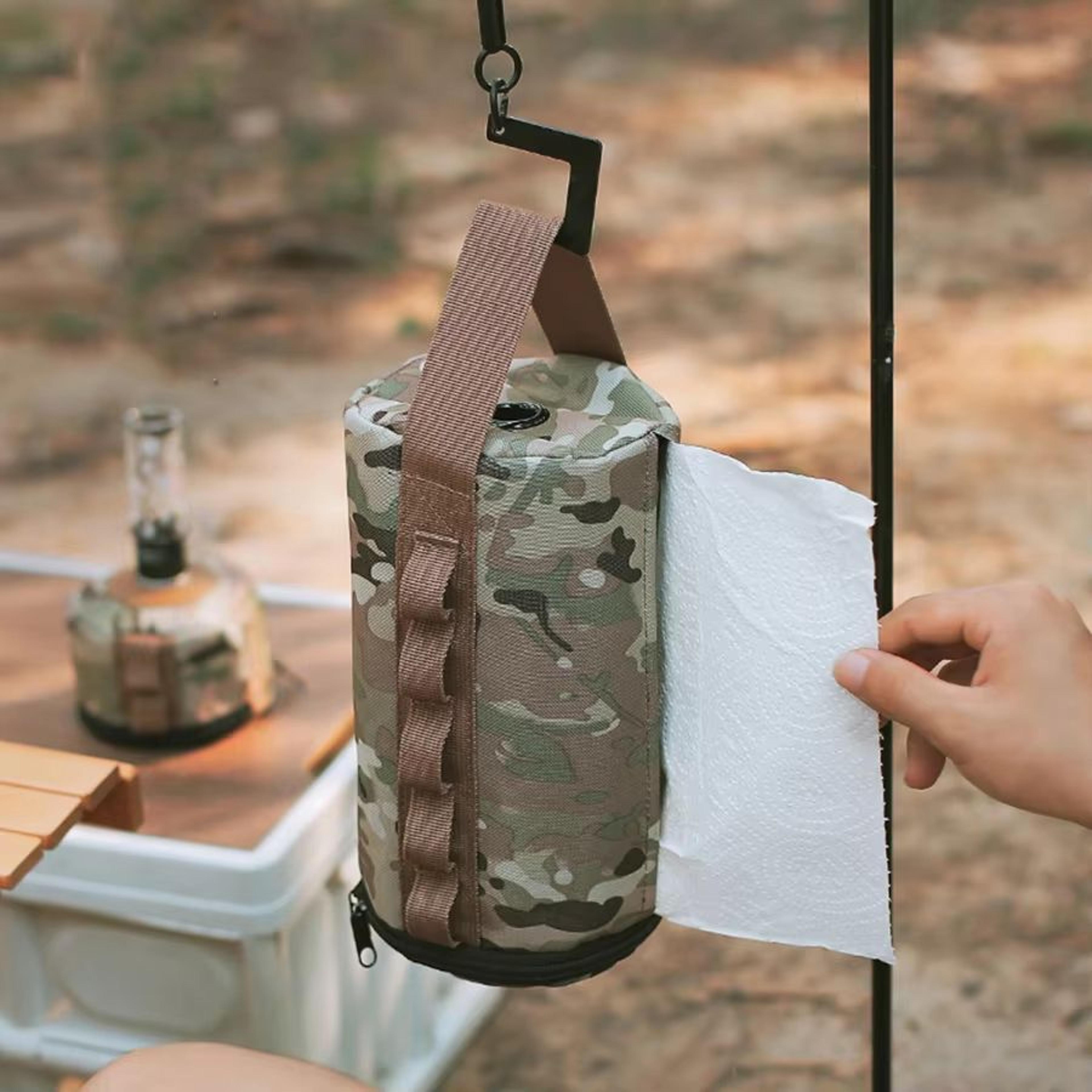 Waterproof Hanging Roll Paper Storage Case For Camping  Outdoor Use 0