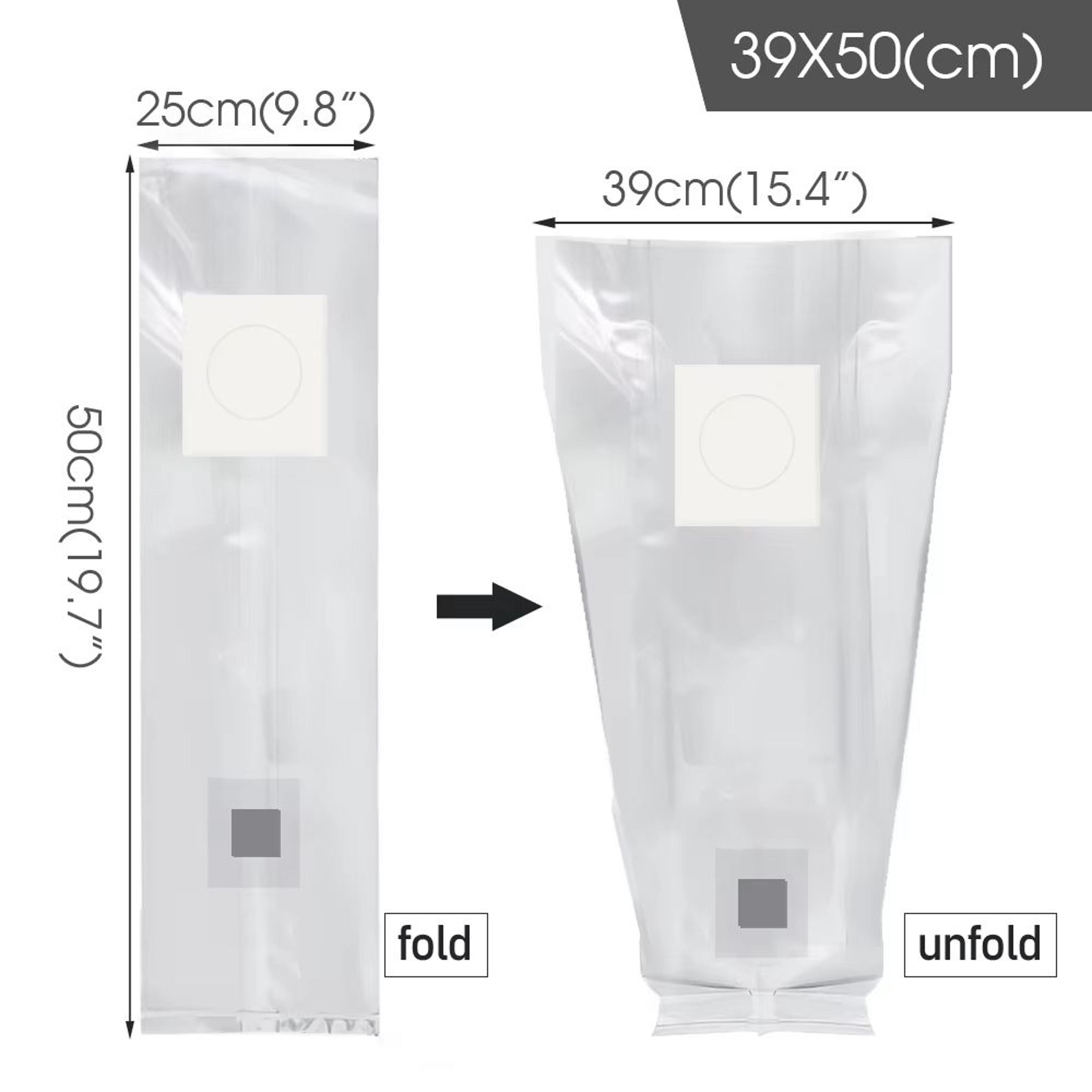 10Piece Sterilized PP Grain Bag With SelfHealing Injection Port  02 M Filter Patch 14
