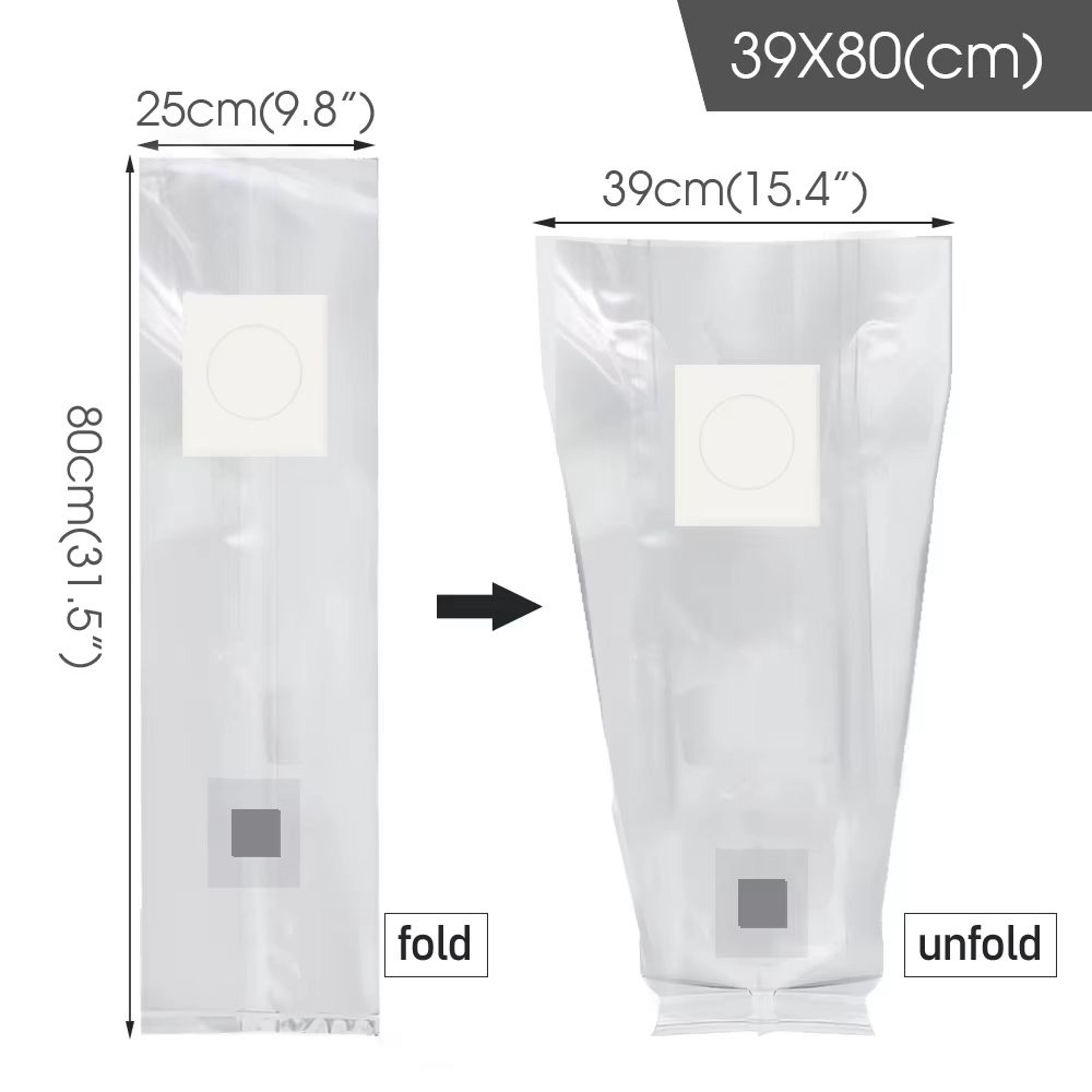 10Piece Sterilized PP Grain Bag With SelfHealing Injection Port  02 M Filter Patch 17