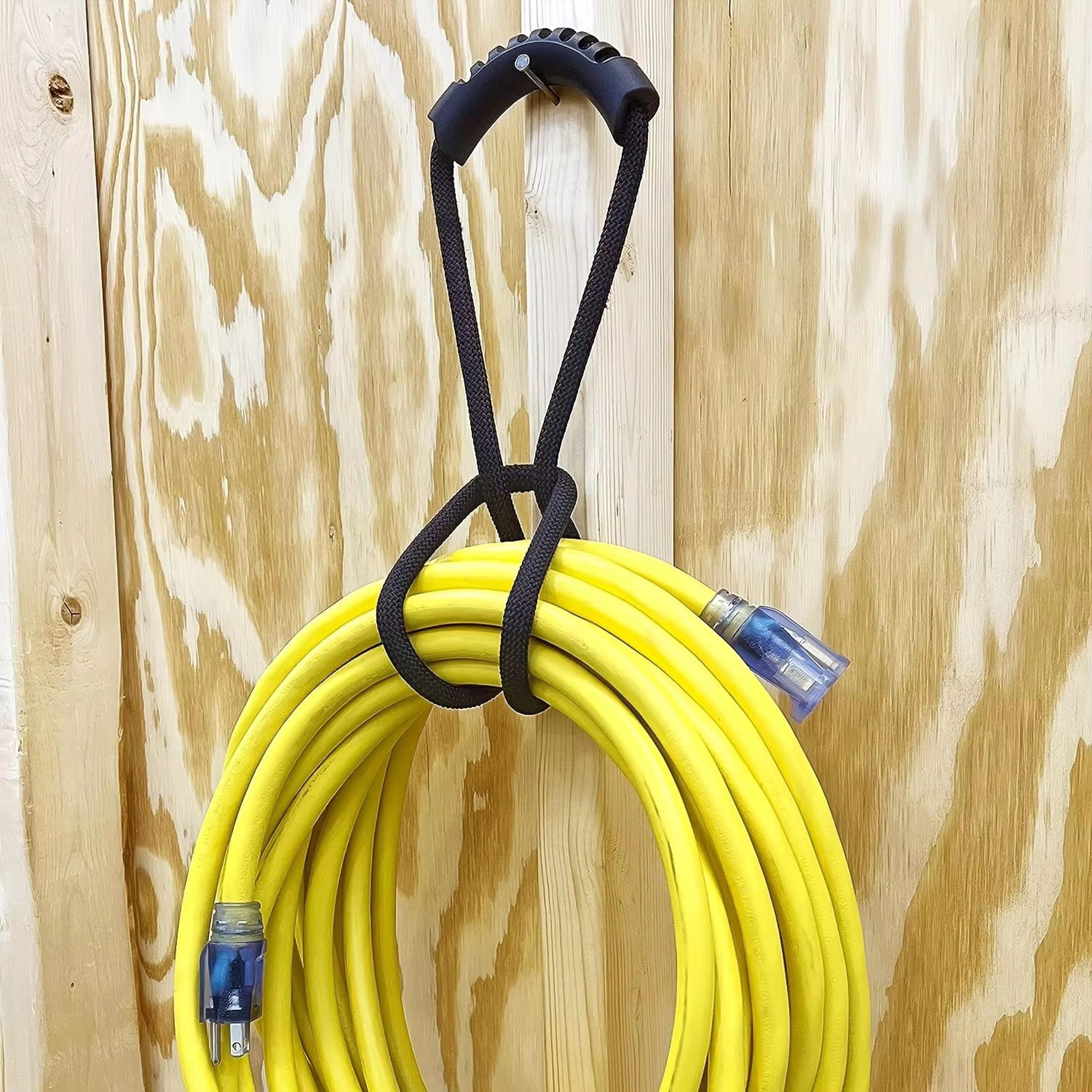 HandleHang MultiUse Storage Strap With Handle  For Extension Cords Hoses  SpaceSaving Organization 6