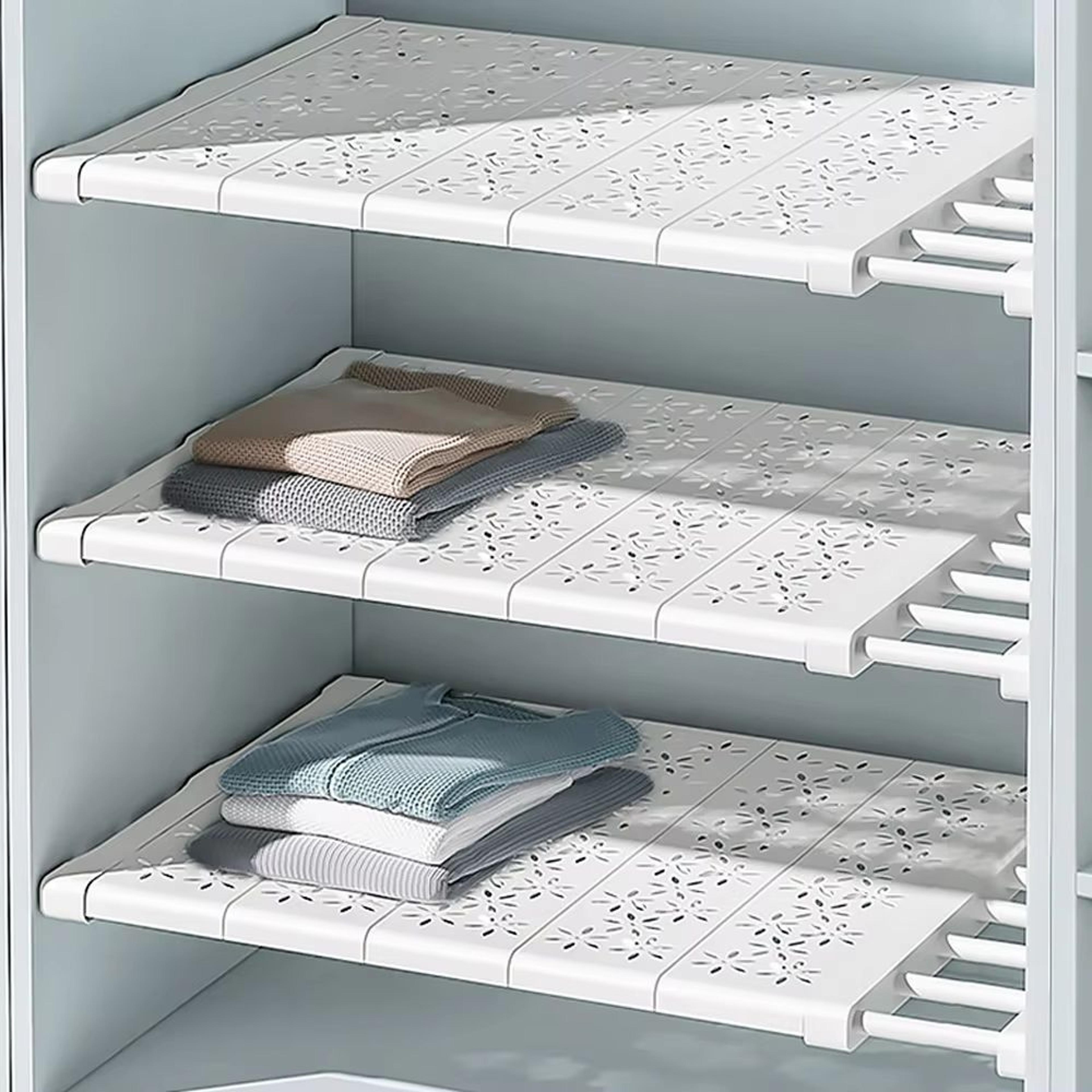 SmartSpace Adjustable WallMounted Organizer Rack  Space Saving Kitchen  Closet Storage System 2