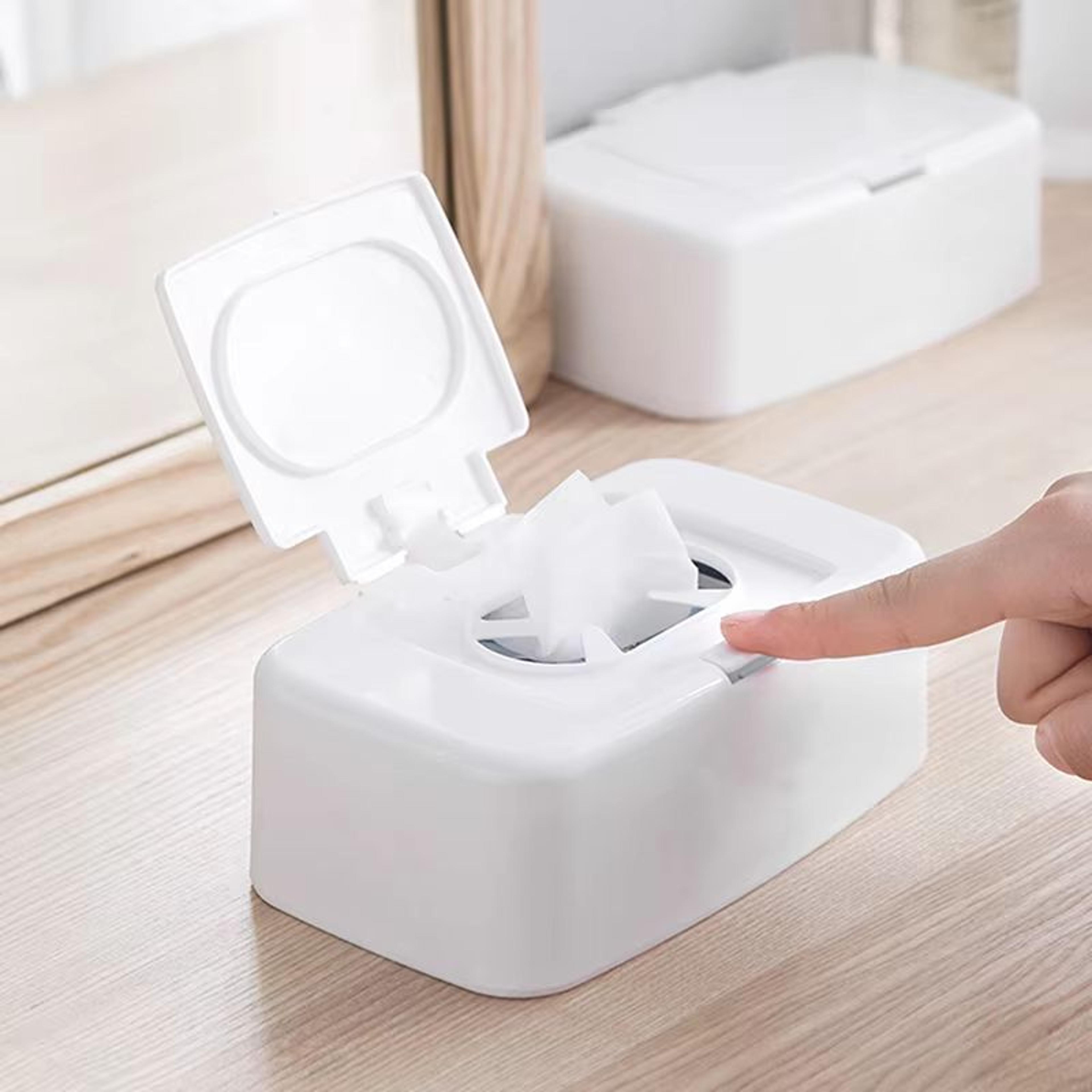 Portable Wet Wipes Dispenser Box With Lid  Travel Tissue And Napkin Storage Container 0