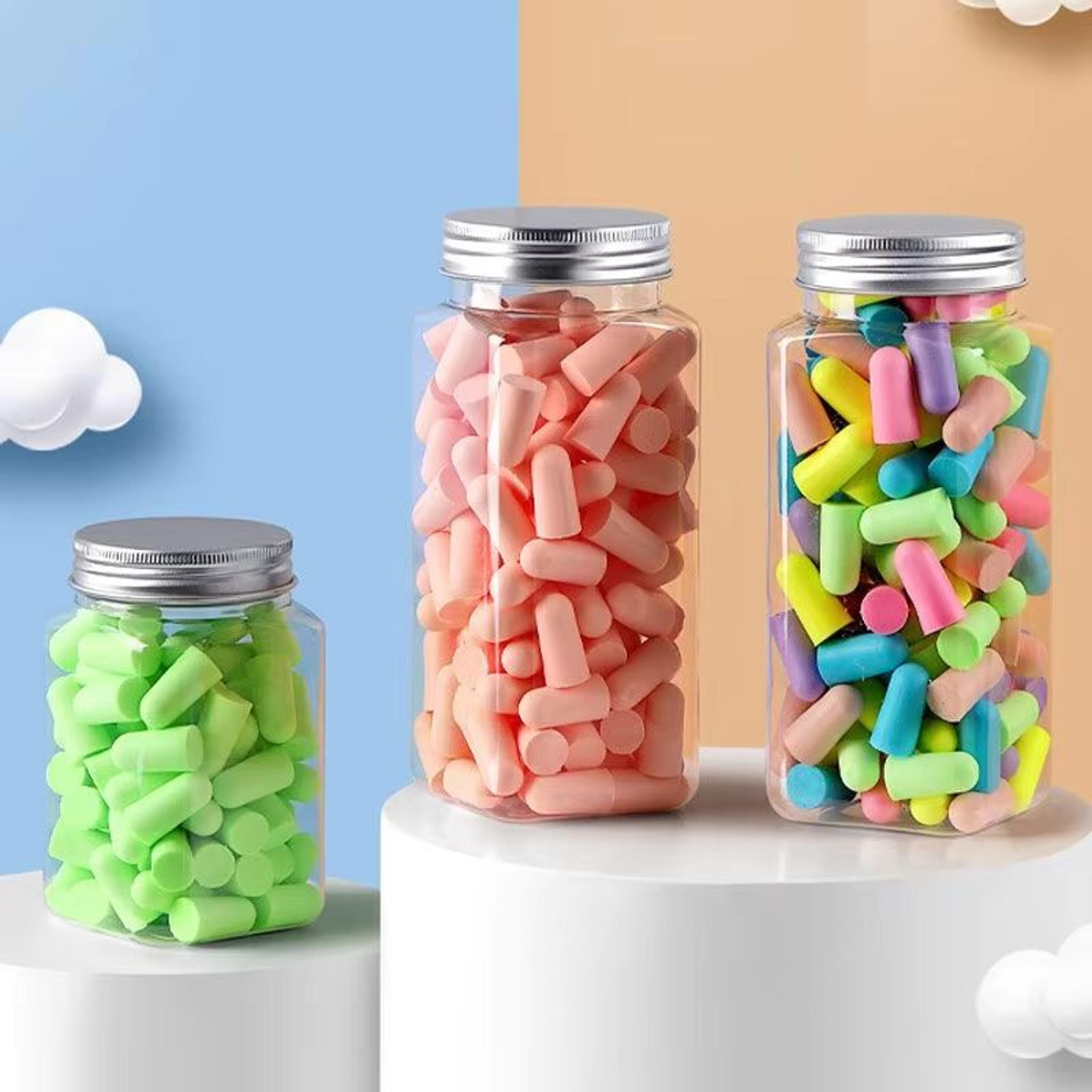 Bullet Type Foam Earplugs Set 24 60 120 Pcs Soft Noise Reduction Sleeping Ear Plugs 0