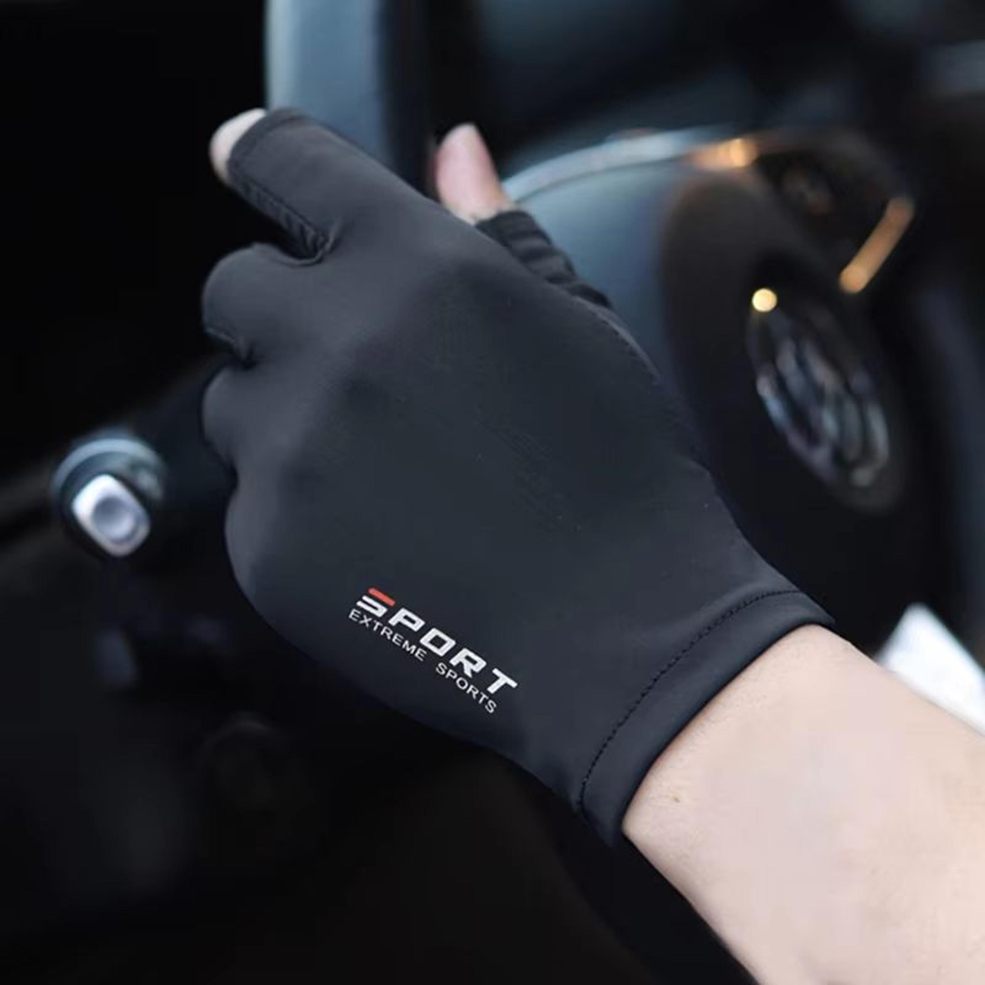 Outdoor UV Protection Touch Screen Sports Gloves  Thin Breathable Fishing  Motorcycle Riding Pair 0