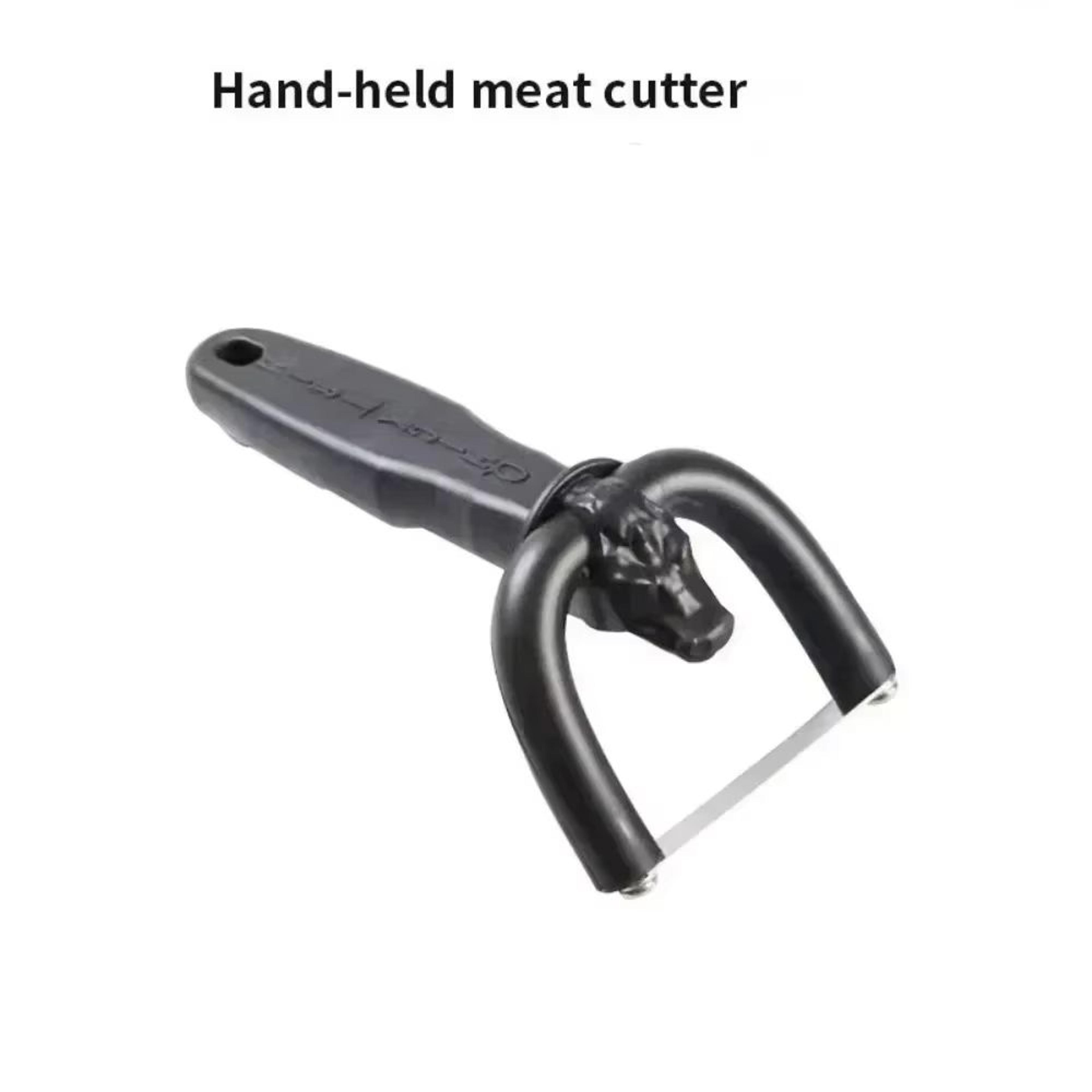 Handheld Beef And Pork Slicer With Fat Trimmer  BBQ And Kitchen Cooking Tool 2