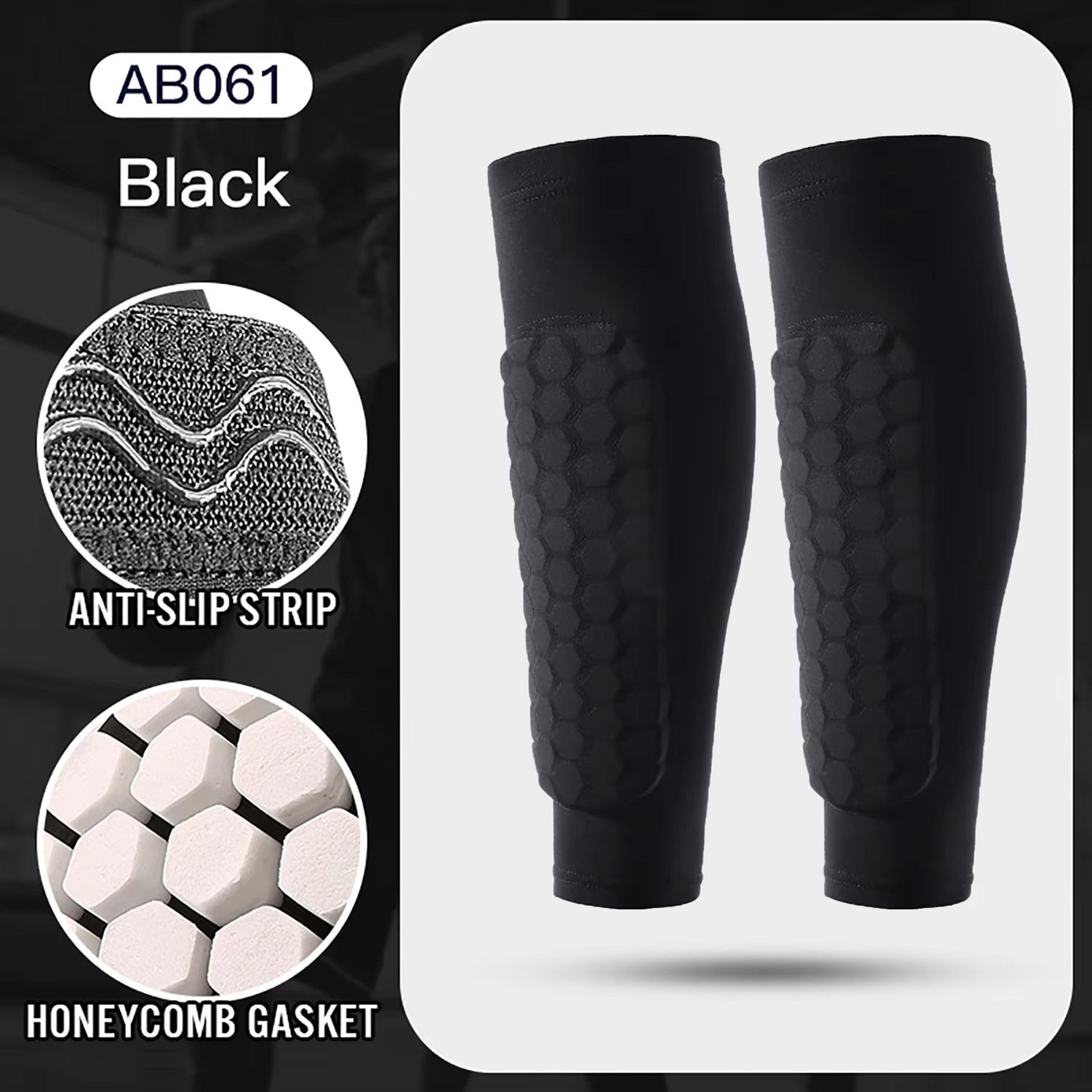 Honeycomb Shin Guards Leg Sleeves  Shockproof Soccer Protection With AntiSlip Grip 11