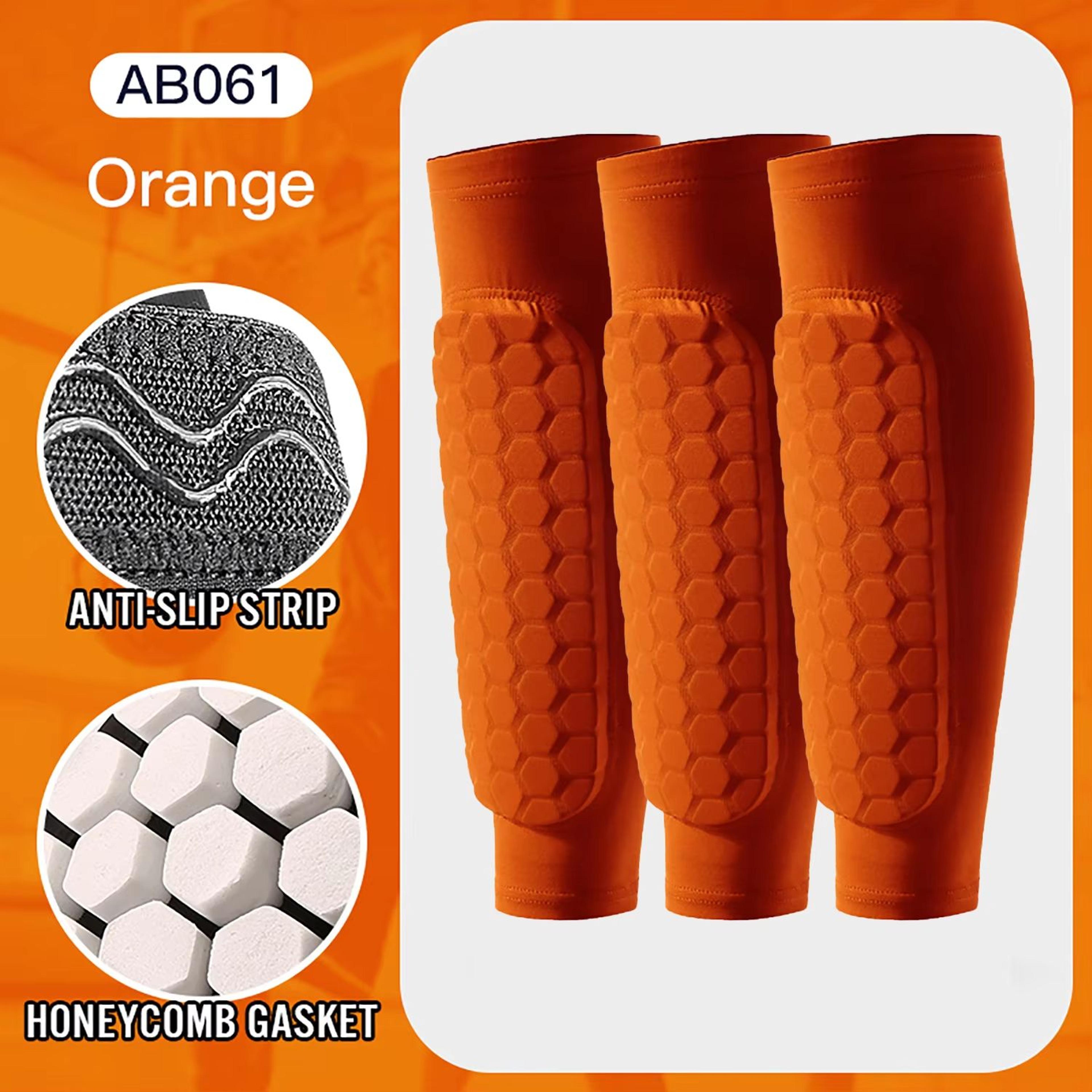 Honeycomb Shin Guards Leg Sleeves  Shockproof Soccer Protection With AntiSlip Grip 20