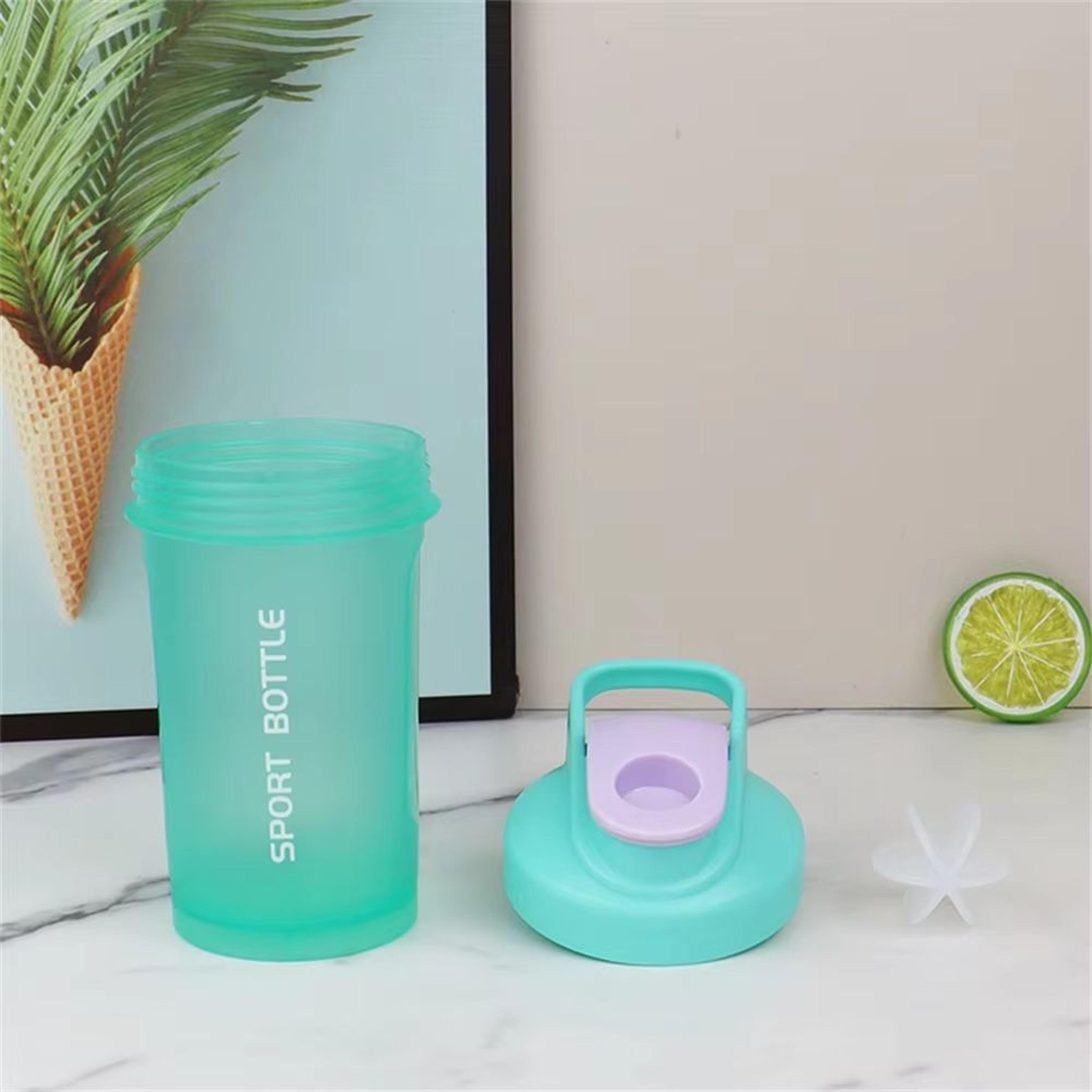 HydraMix 10oz Protein Shaker Bottle With Scale And LeakProof Lid  Portable Sport Mixing Cup 1