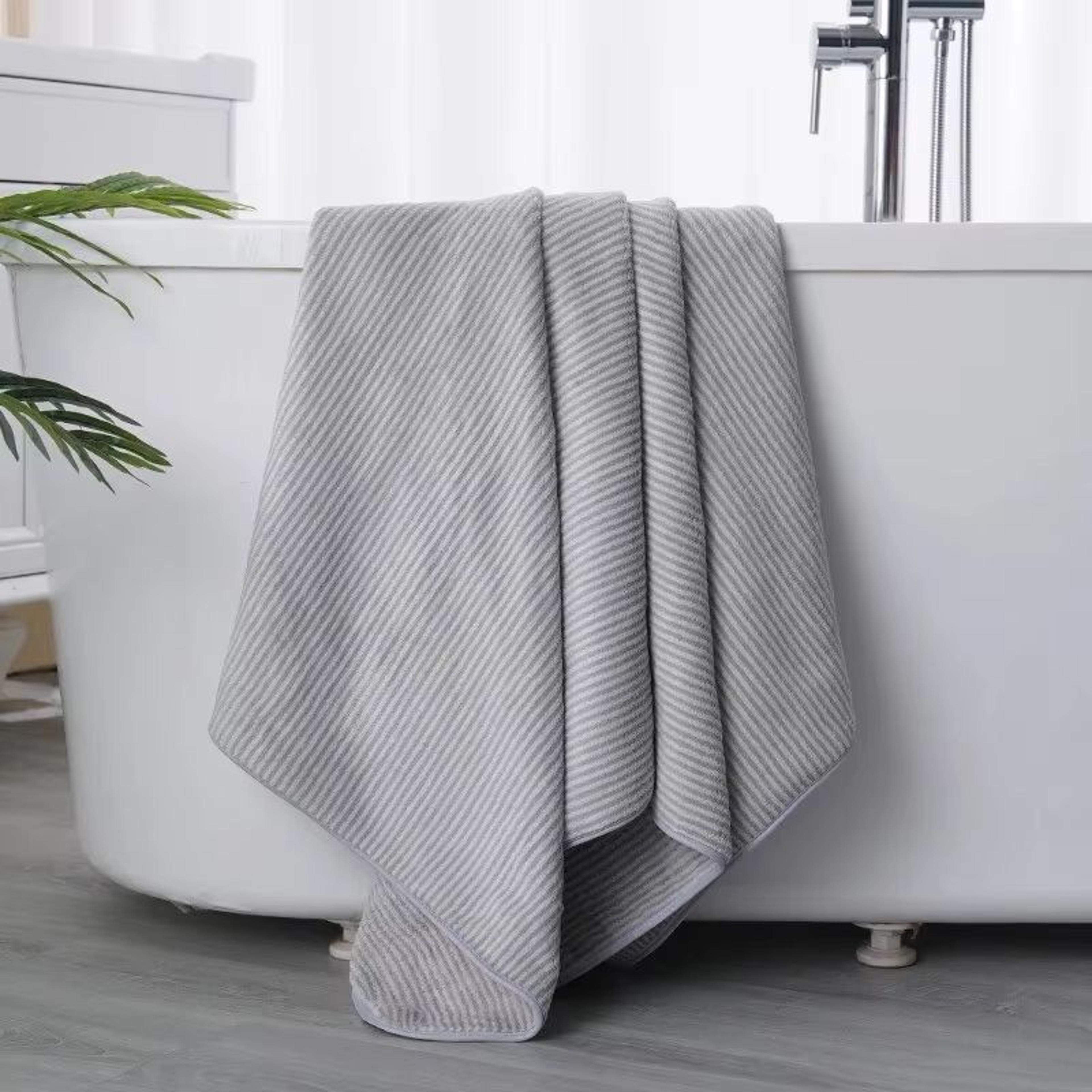 Thick Microfiber Body Bath Towel  Large QuickDry Spa And Gym Shower Towel 6