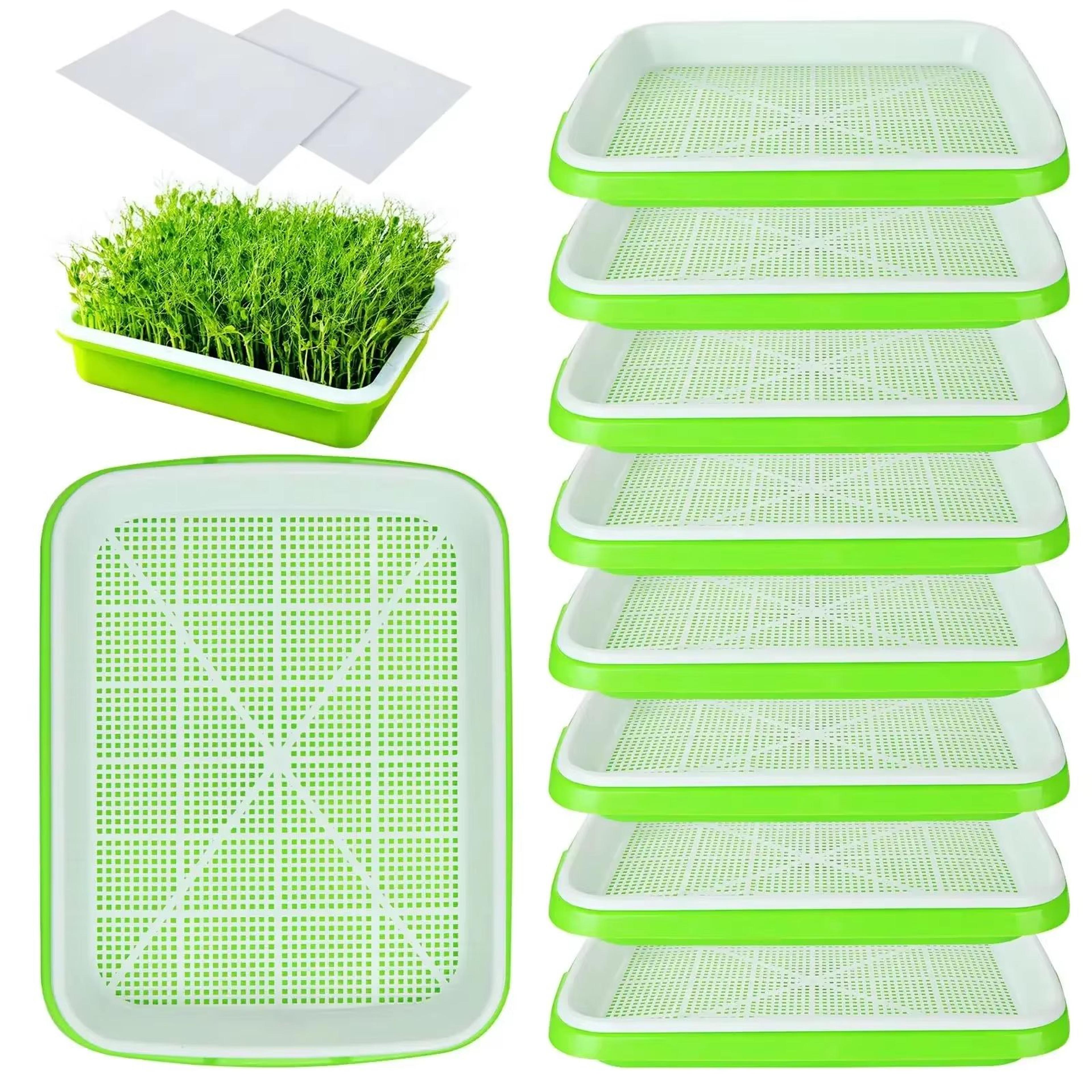 Hydroponic Microgreens Germination Tray  Reusable Nursery Sprouting Tray For Home Growing Systems 0