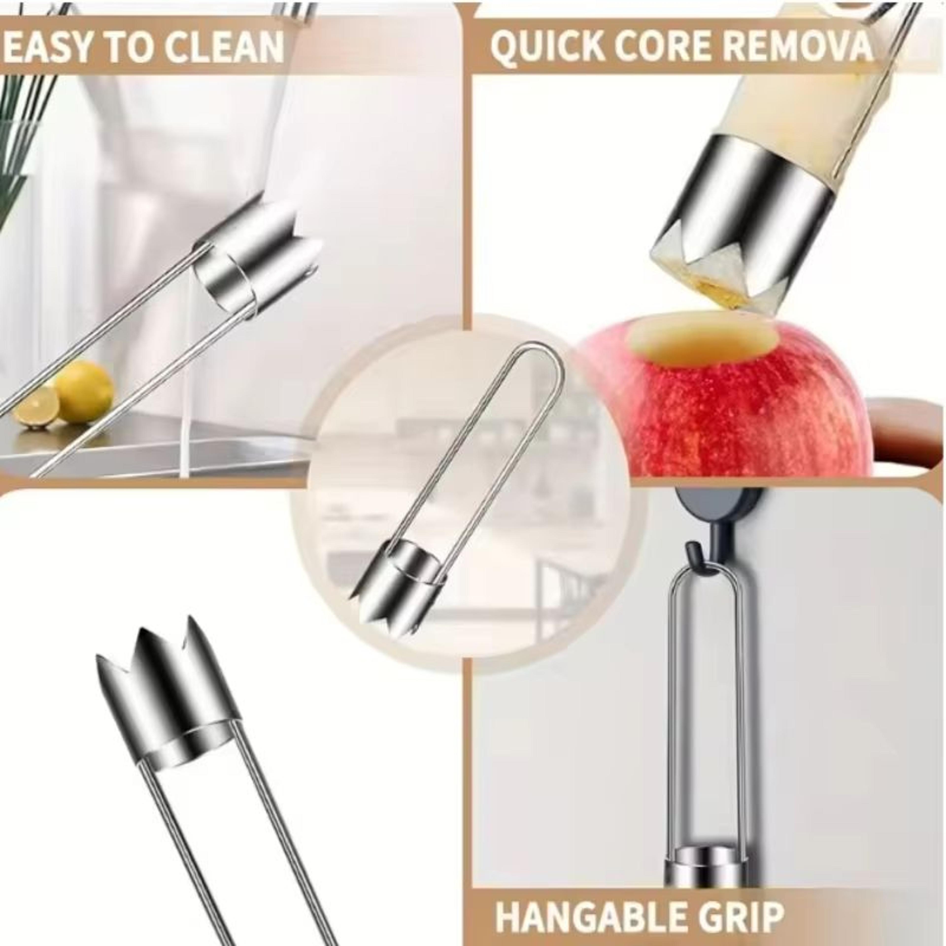Stainless Steel Fruit  Vegetable Corer  Red Pepper Seed Remover And Core Tool For Apple Pear Tomato 5