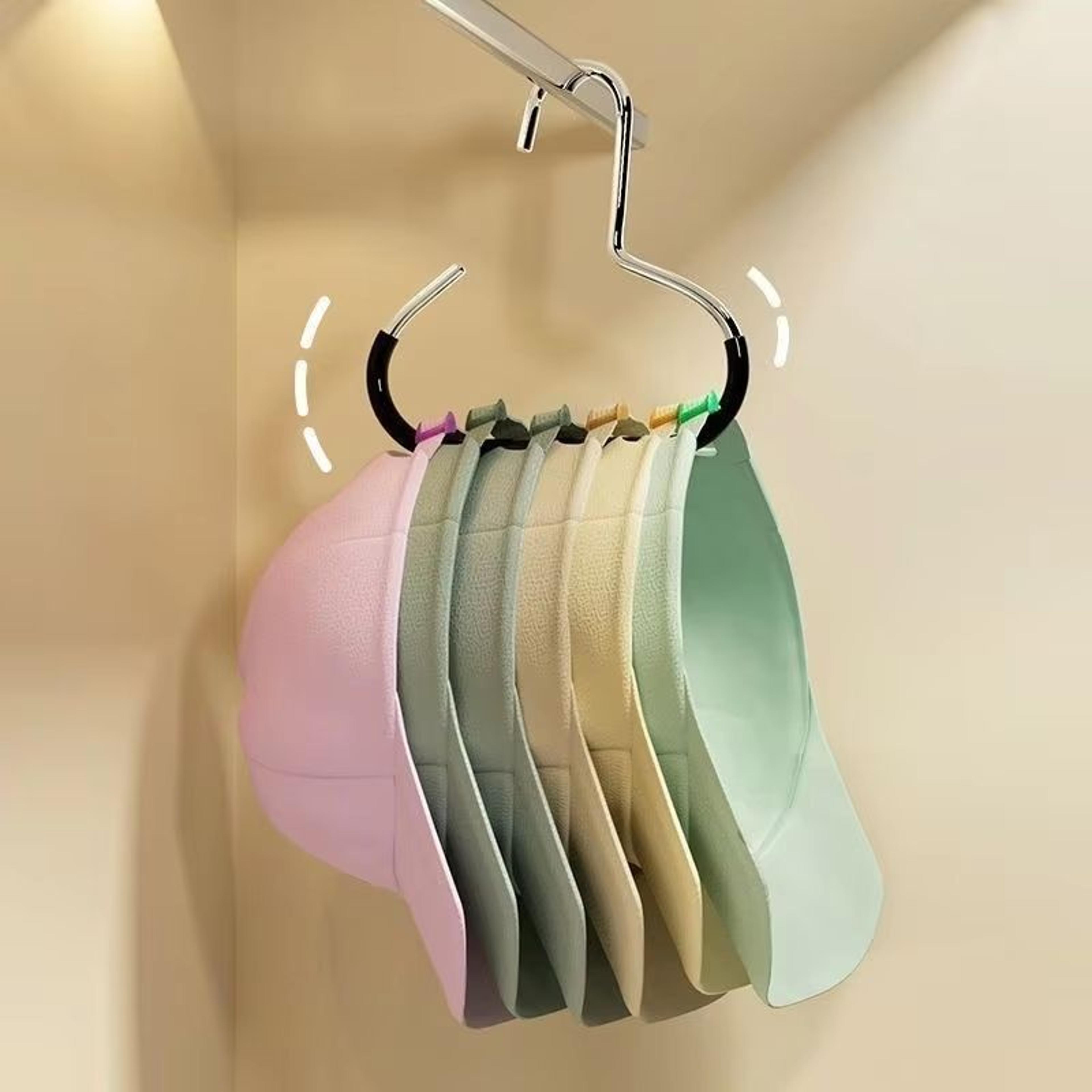 Circle Ring Hat And Scarf Hanger  Non Slip Closet Hook Organizer 1