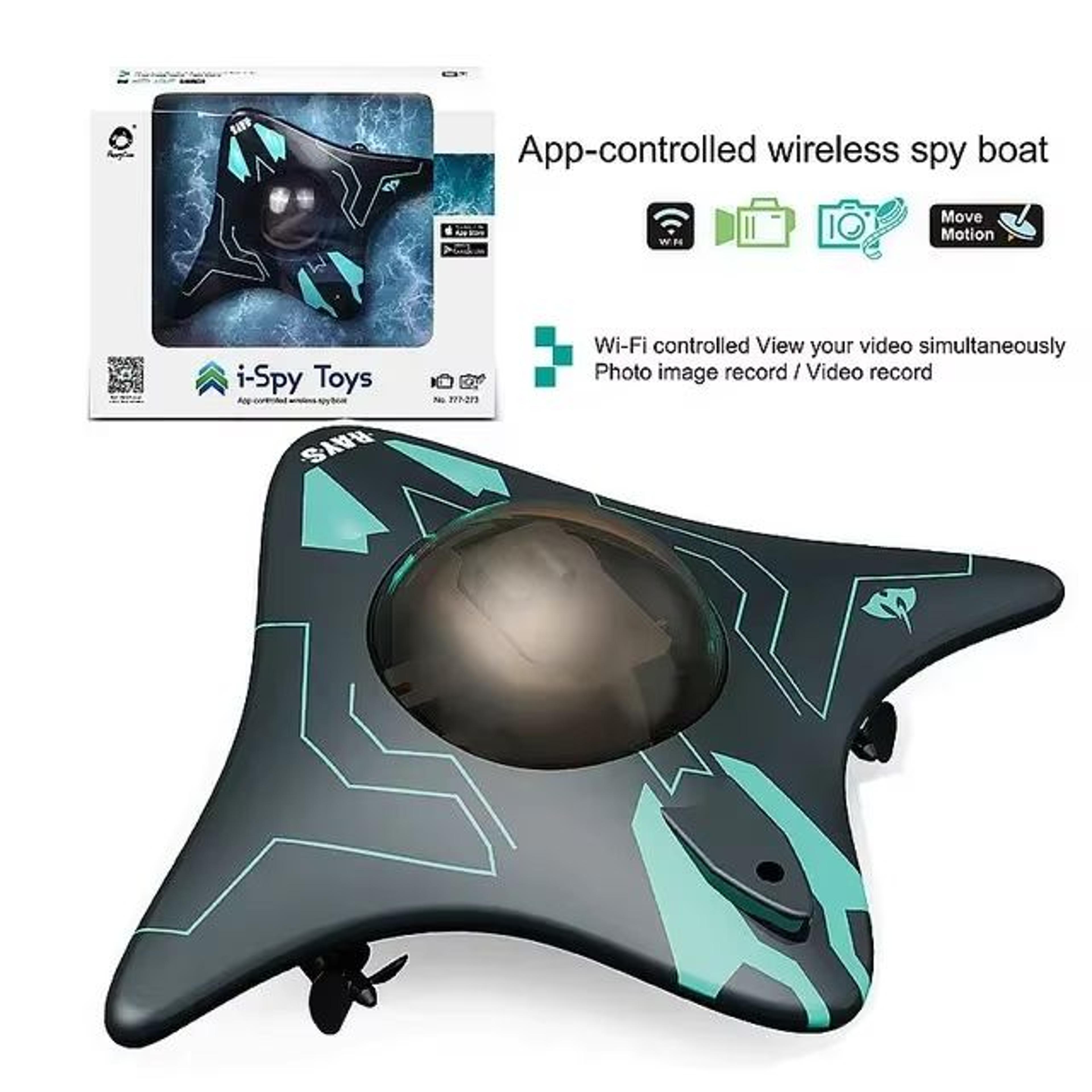 6CH RC Boat With Underwater Camera  WiFi FPV Remote Control Submarine Toy 6