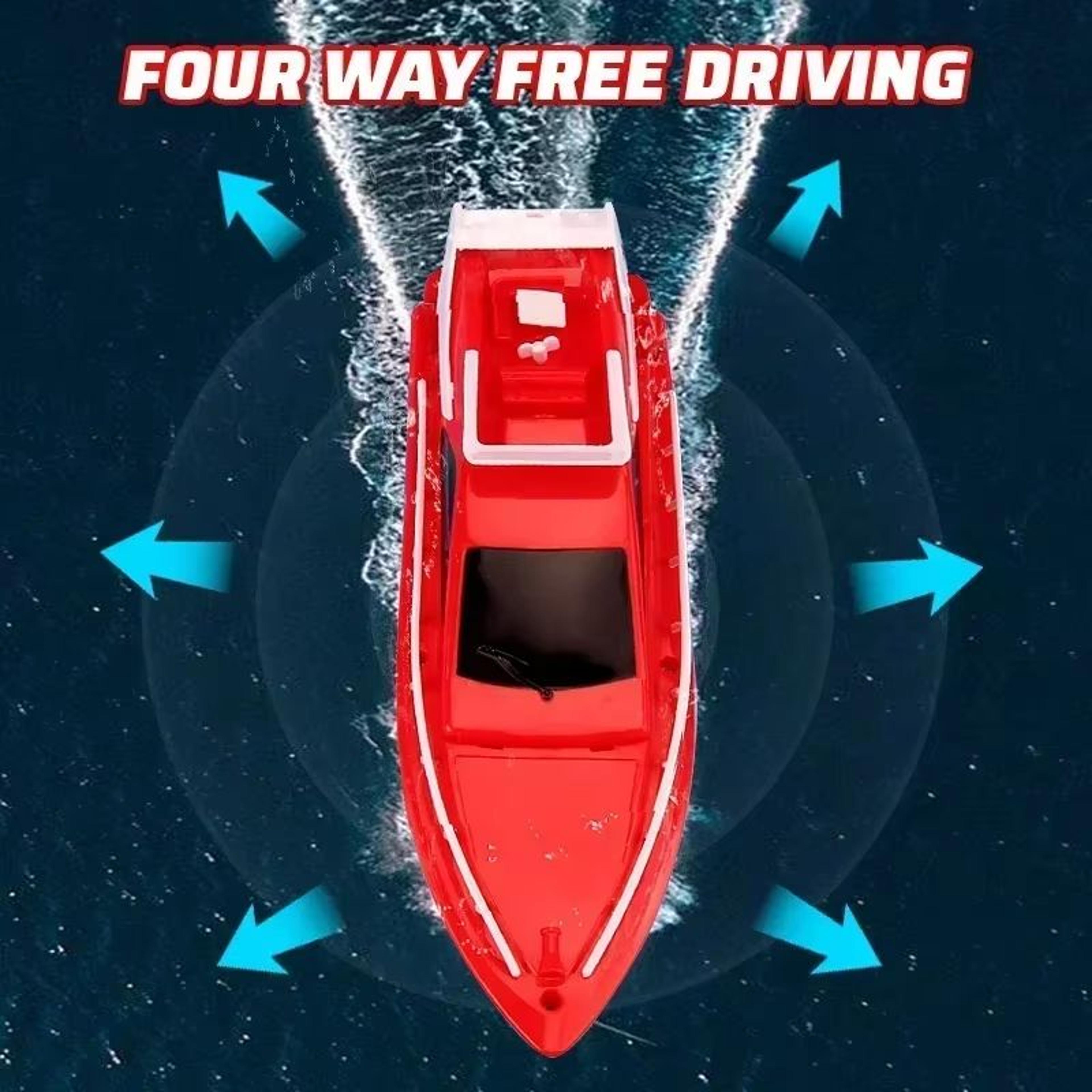 Mini RC High Speed Boat  Waterproof Remote Control Speedboat Toy For Kids 3